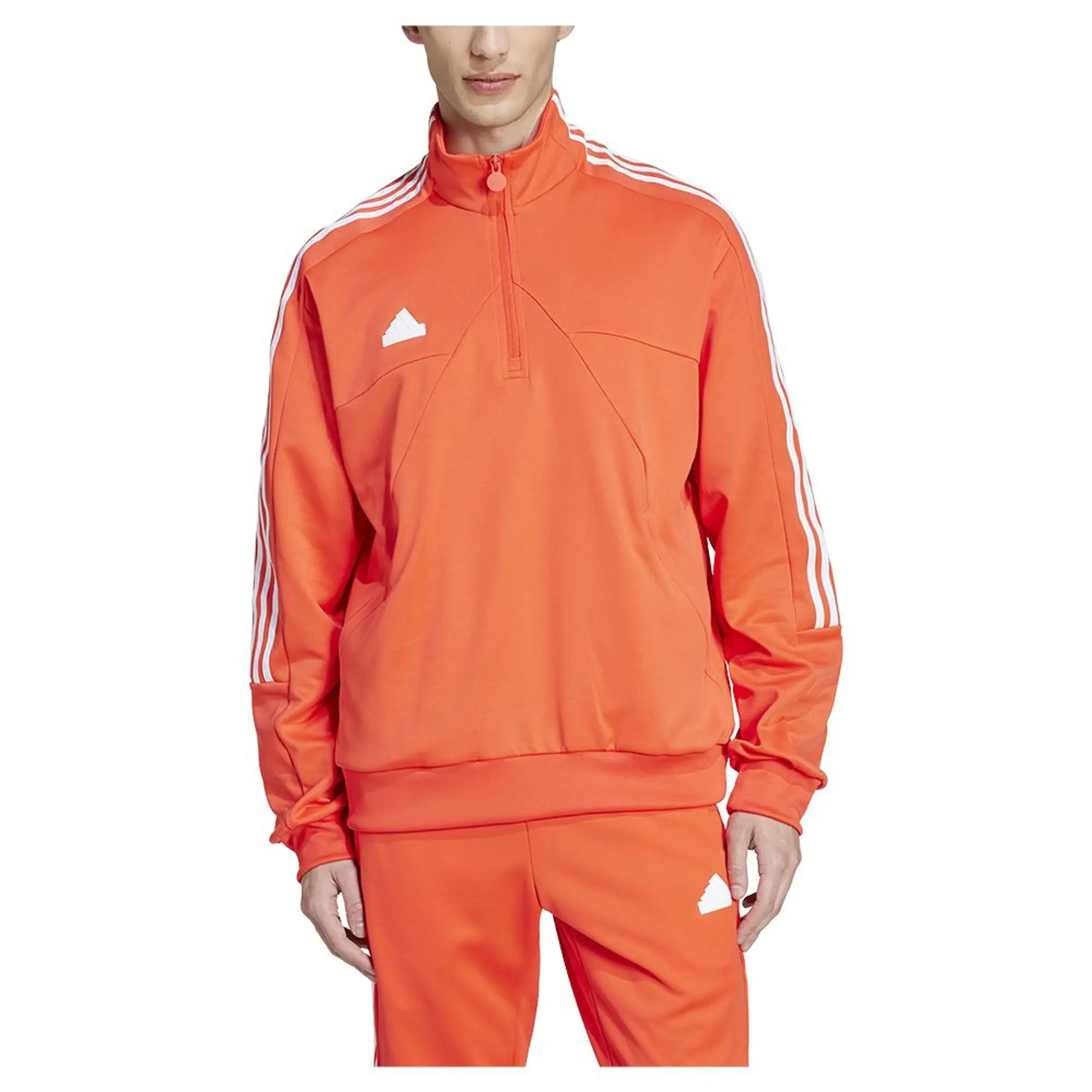 Adidas House Of Tiro Half Zip Tracksuit Jacket  - Orange