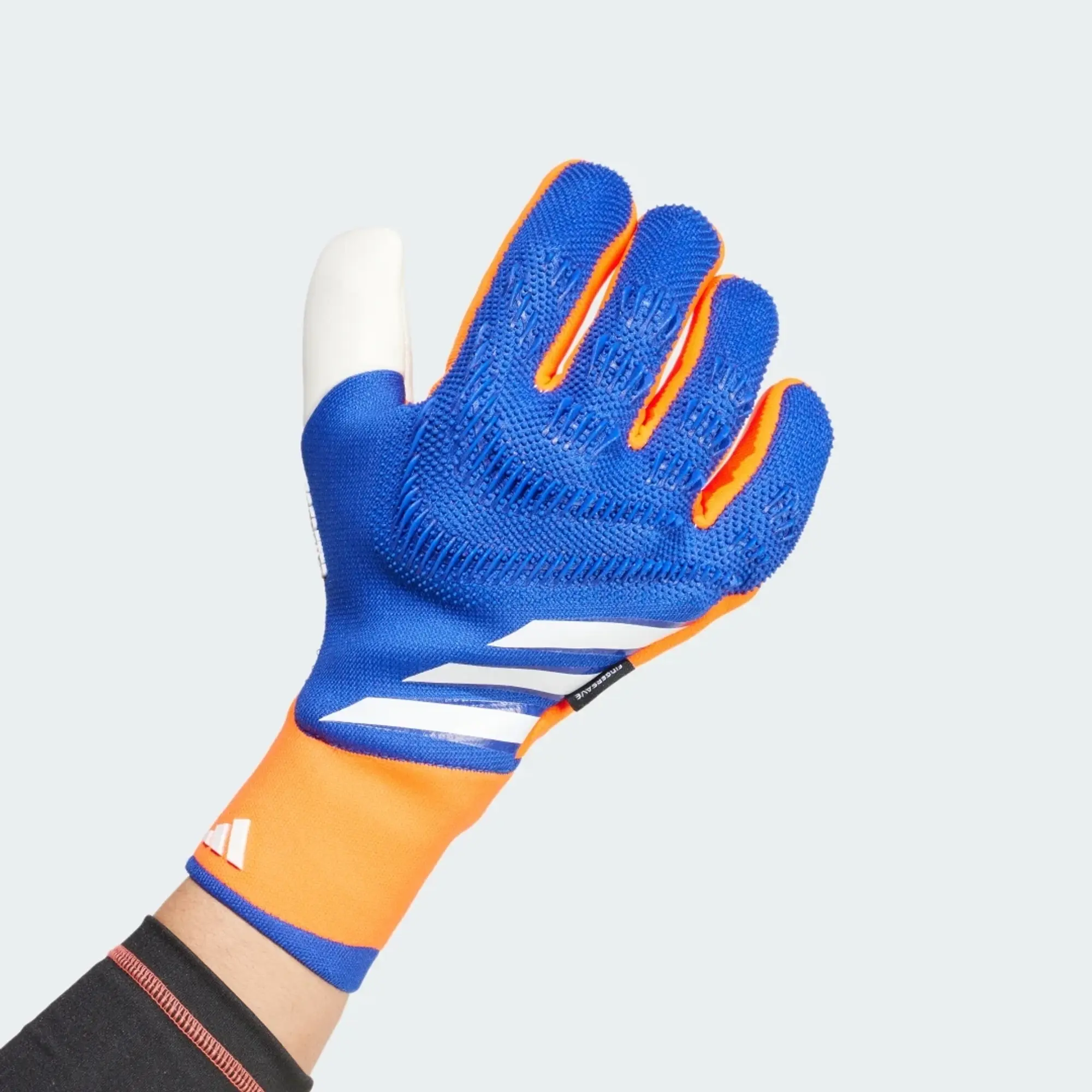 Adidas Predator Pro Fingersave Goalkeeper Gloves  - Blue