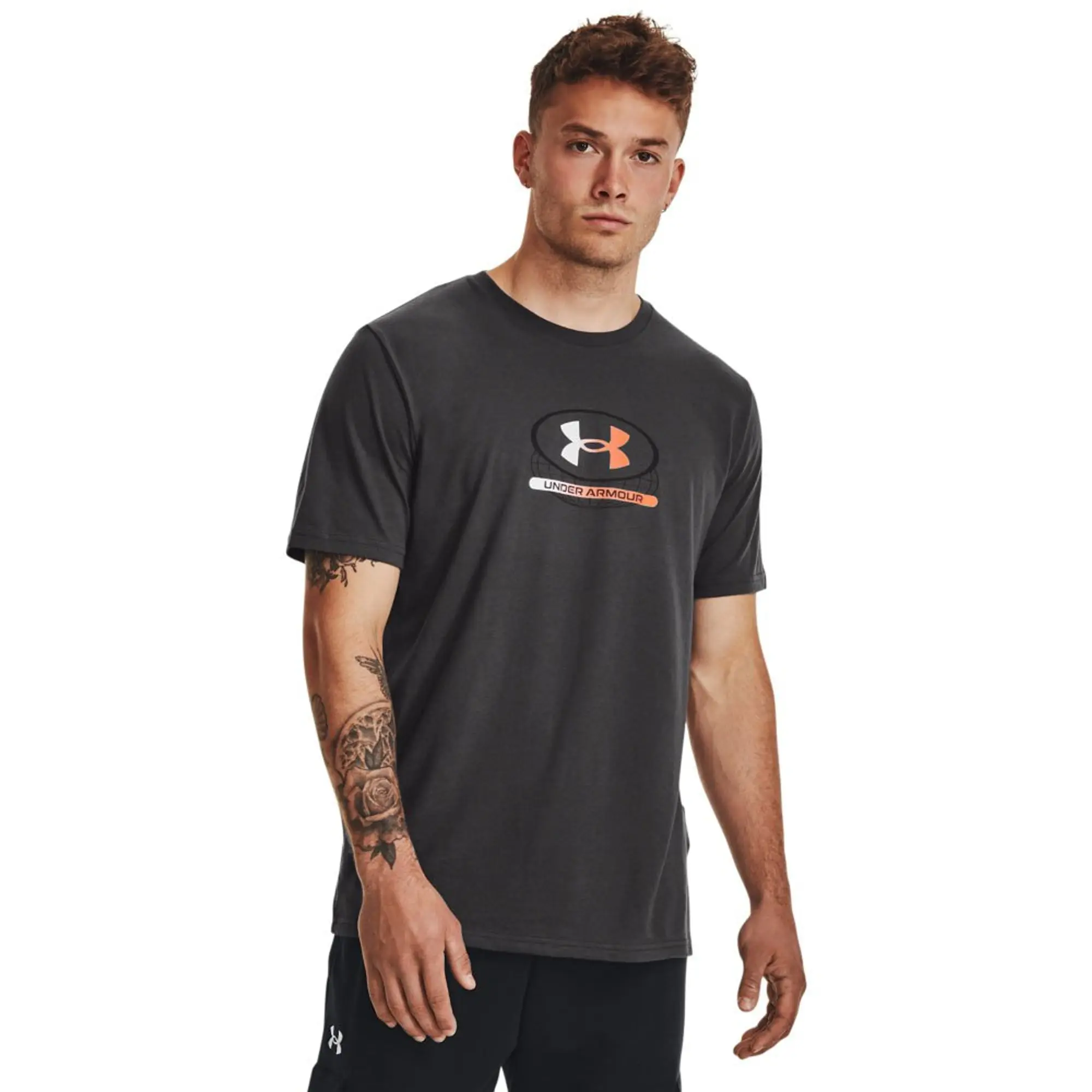 Under Armour GLOBAL LOCKERTAG SS - Grey