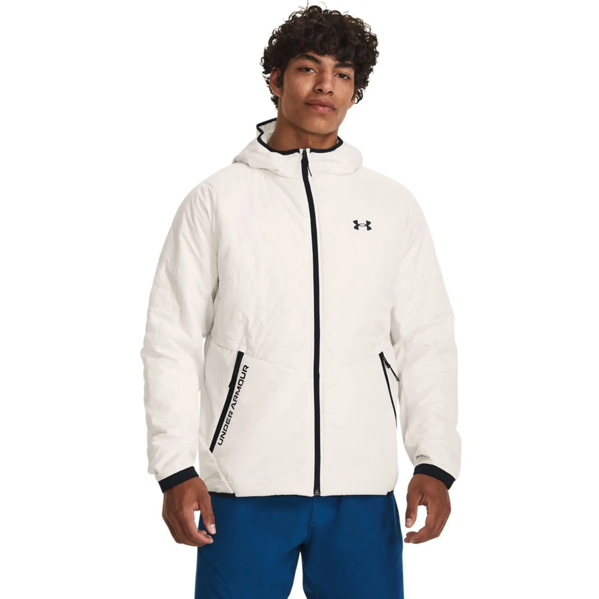 Under Armour Armour Ua Strm Vitality Hbd Fz Jkt Training Jacket Mens - White