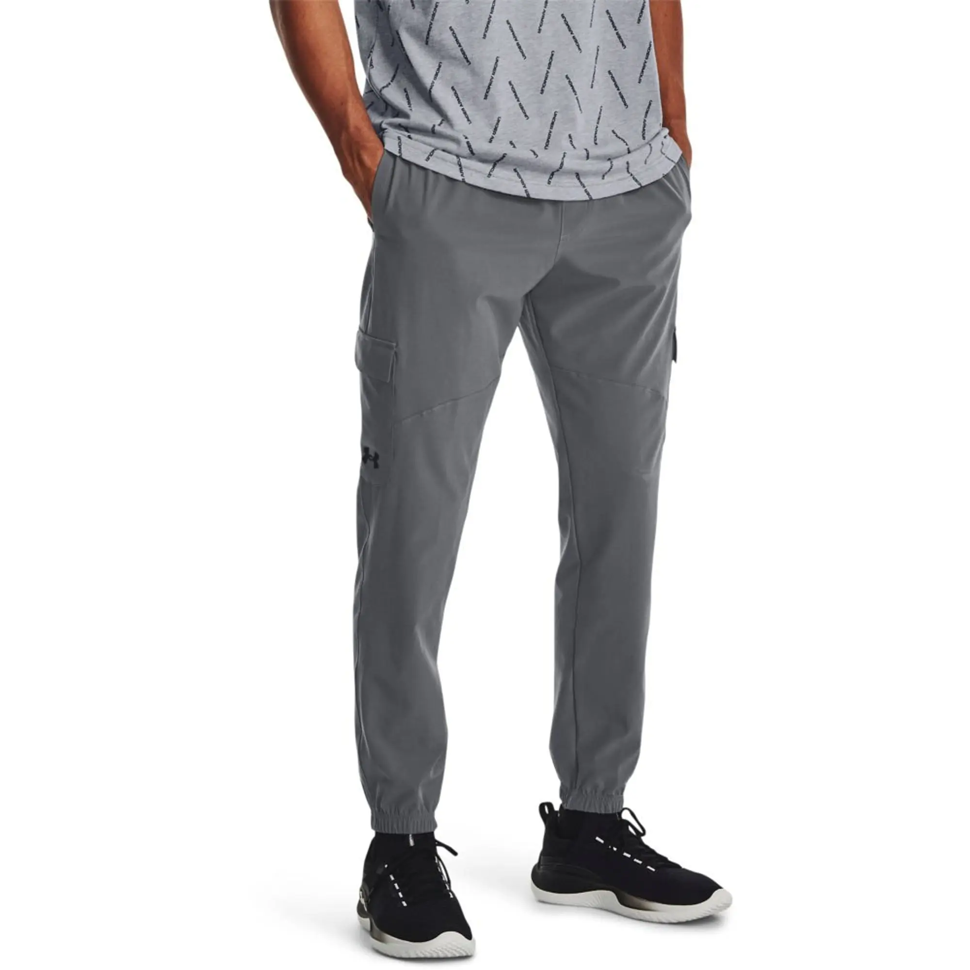 Under Armour Stretch Woven Cargo Pant - Grey - Size XL - Grey
