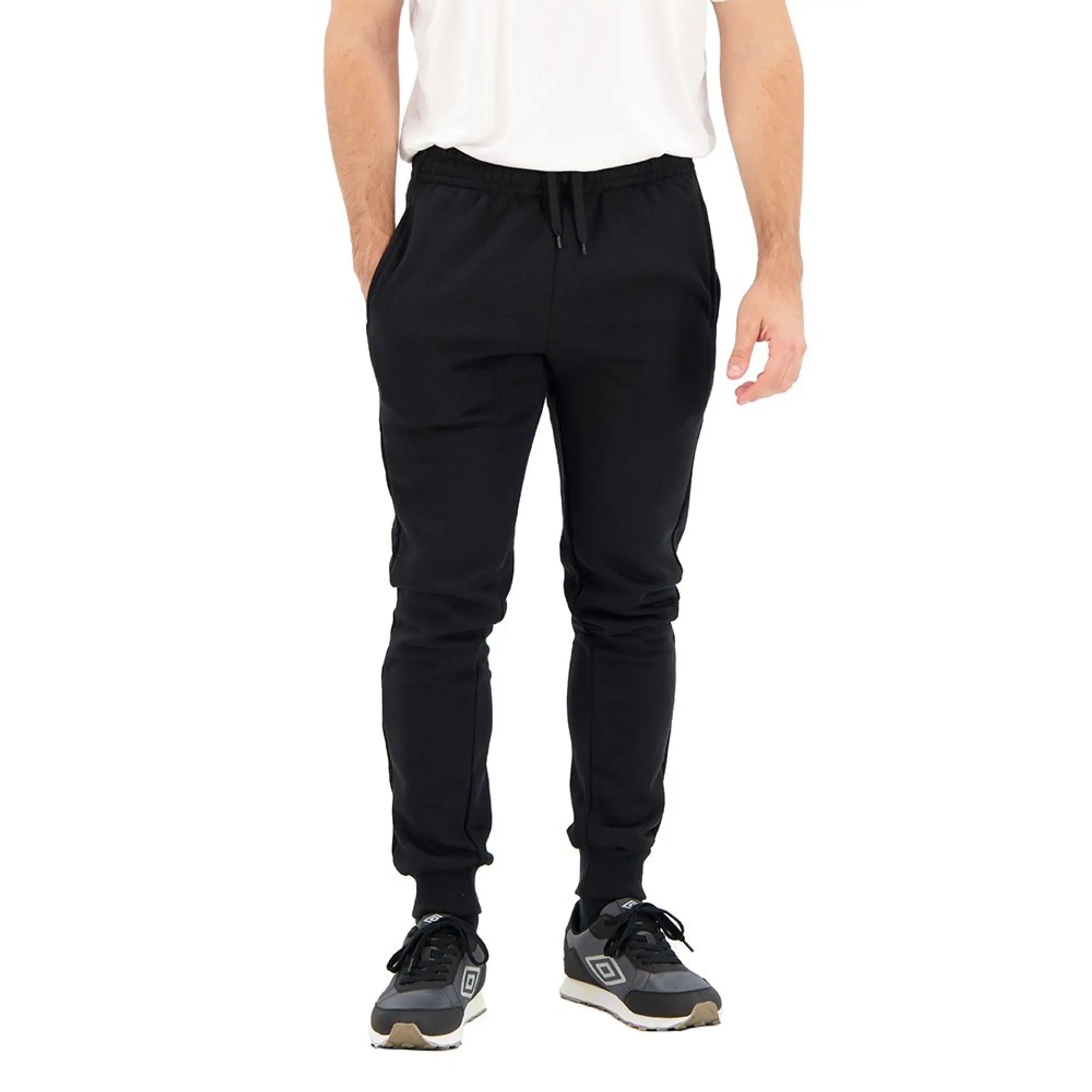 Umbro Linear Logo Graphic Joggers  - Black