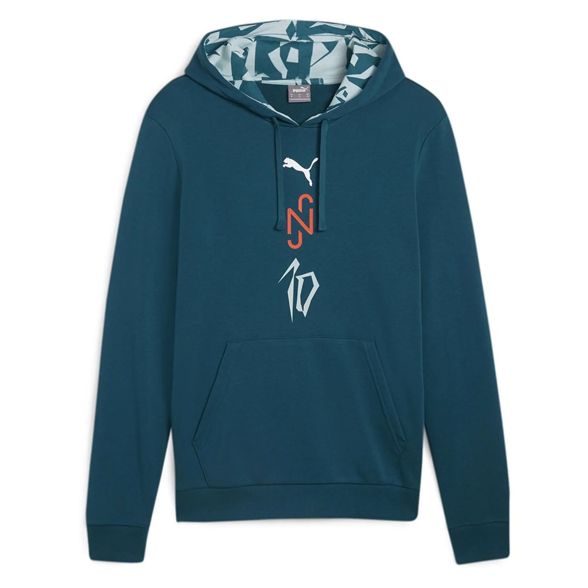 Neymar JR Logo Hoody (Ocean Tropic) Men's Blue Size: Small Brazil Made By: Puma