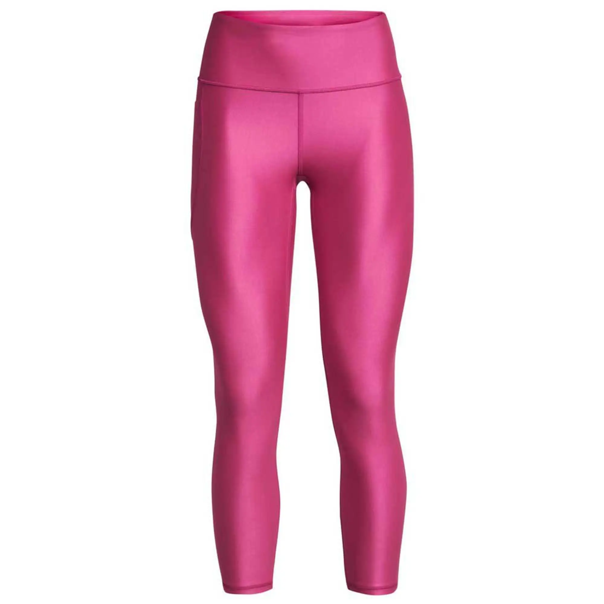 UNDER ARMOUR Womens Training Armour Hi Ankle Leg - Pink/Black, Pink
