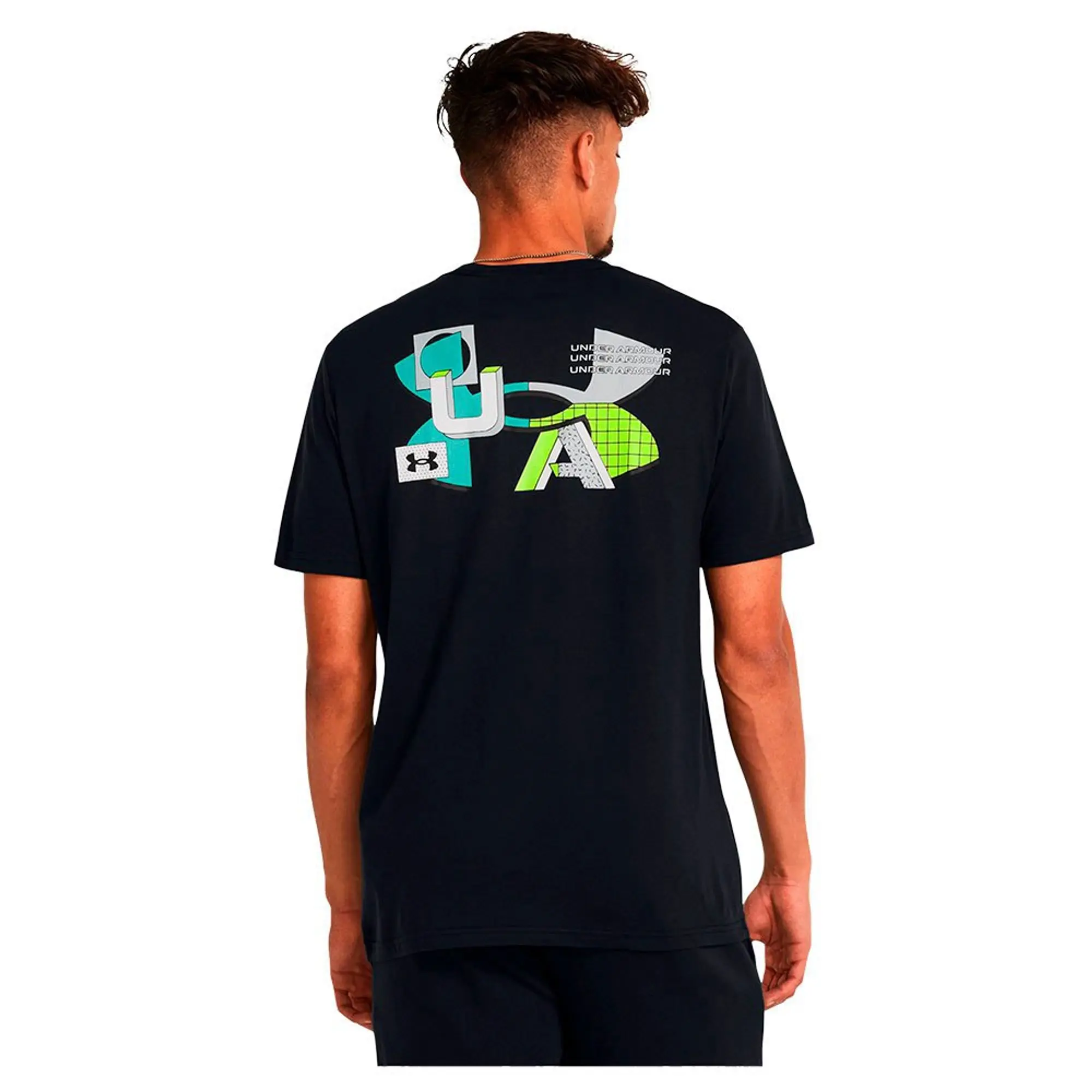 Under Armour Color Block Logo Lc Short Sleeve T-shirt