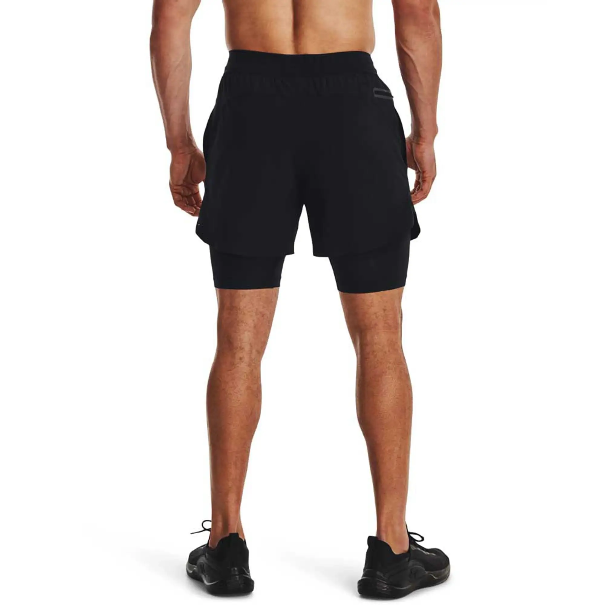 Men's  Under Armour  Vanish Elite 2-in-1 Shorts Black / Black XXL