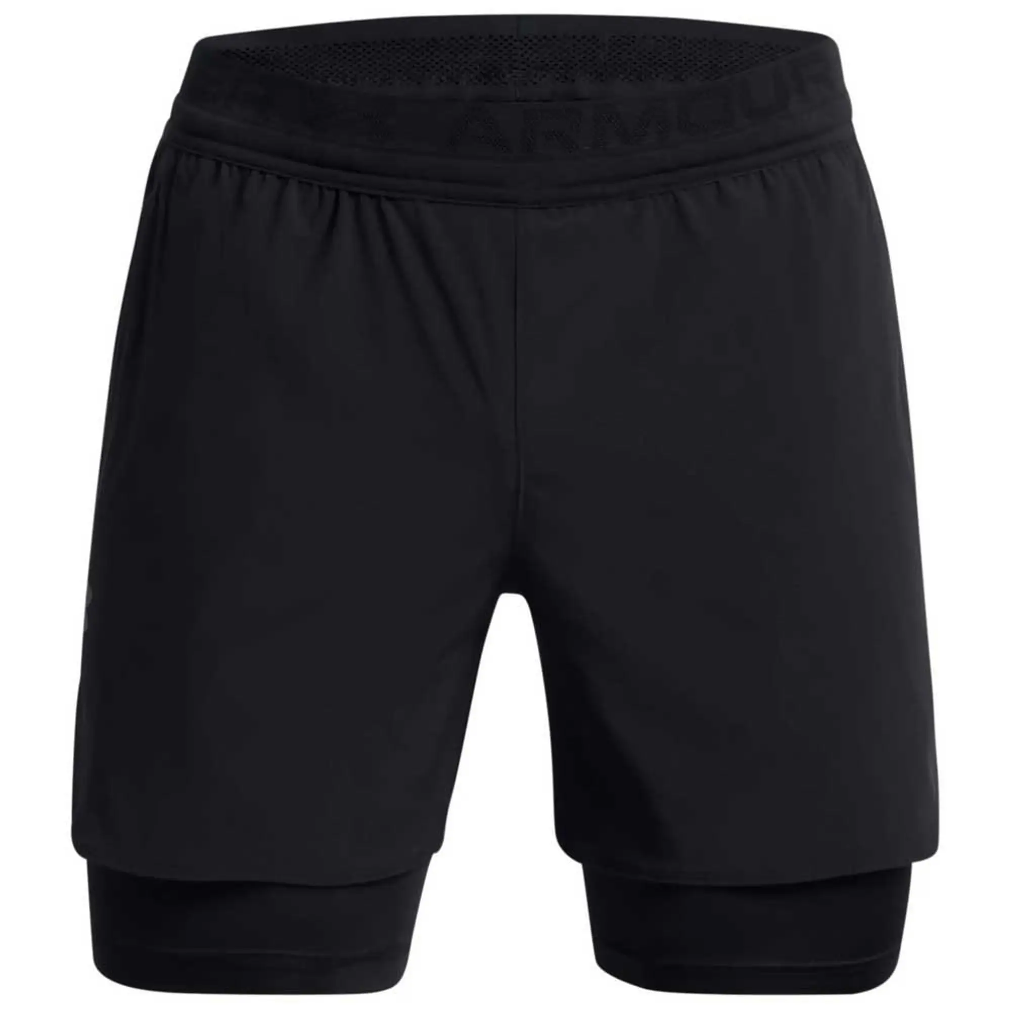 Men's  Under Armour  Vanish Elite 2-in-1 Shorts Black / Black XXL