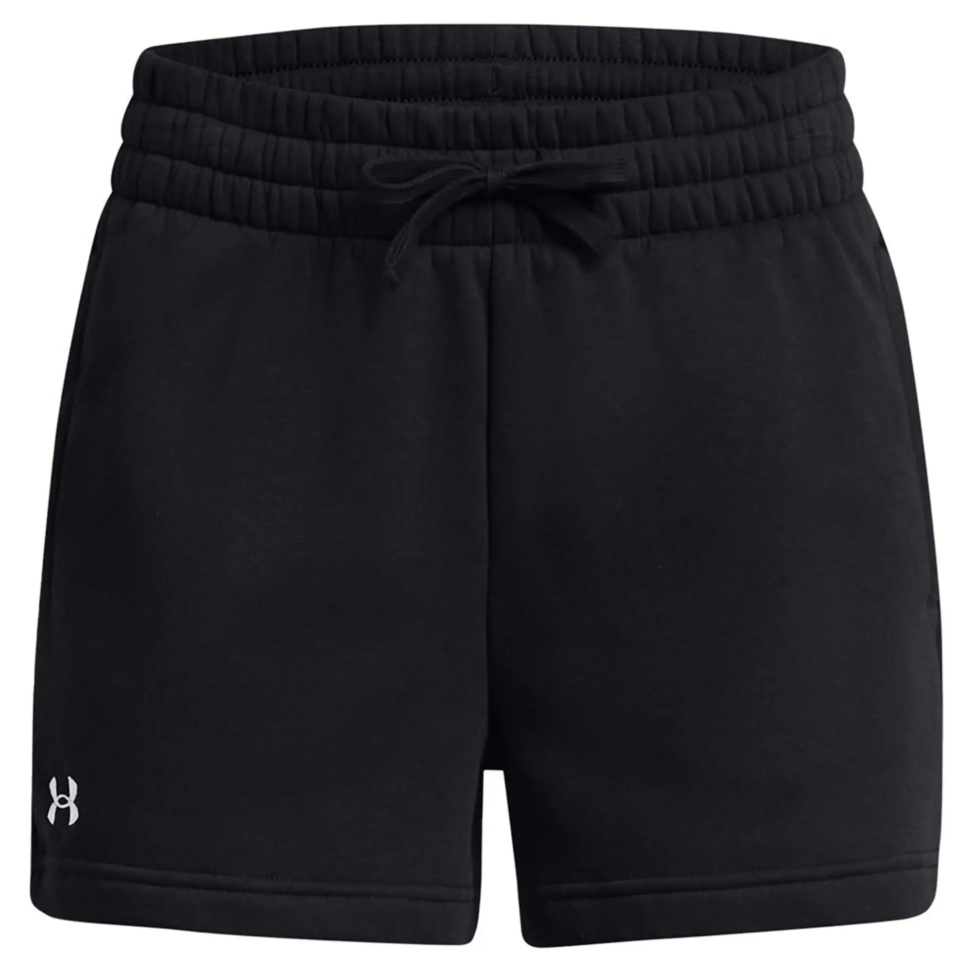 Women's  Under Armour  Rival Fleece Shorts Black / White XS