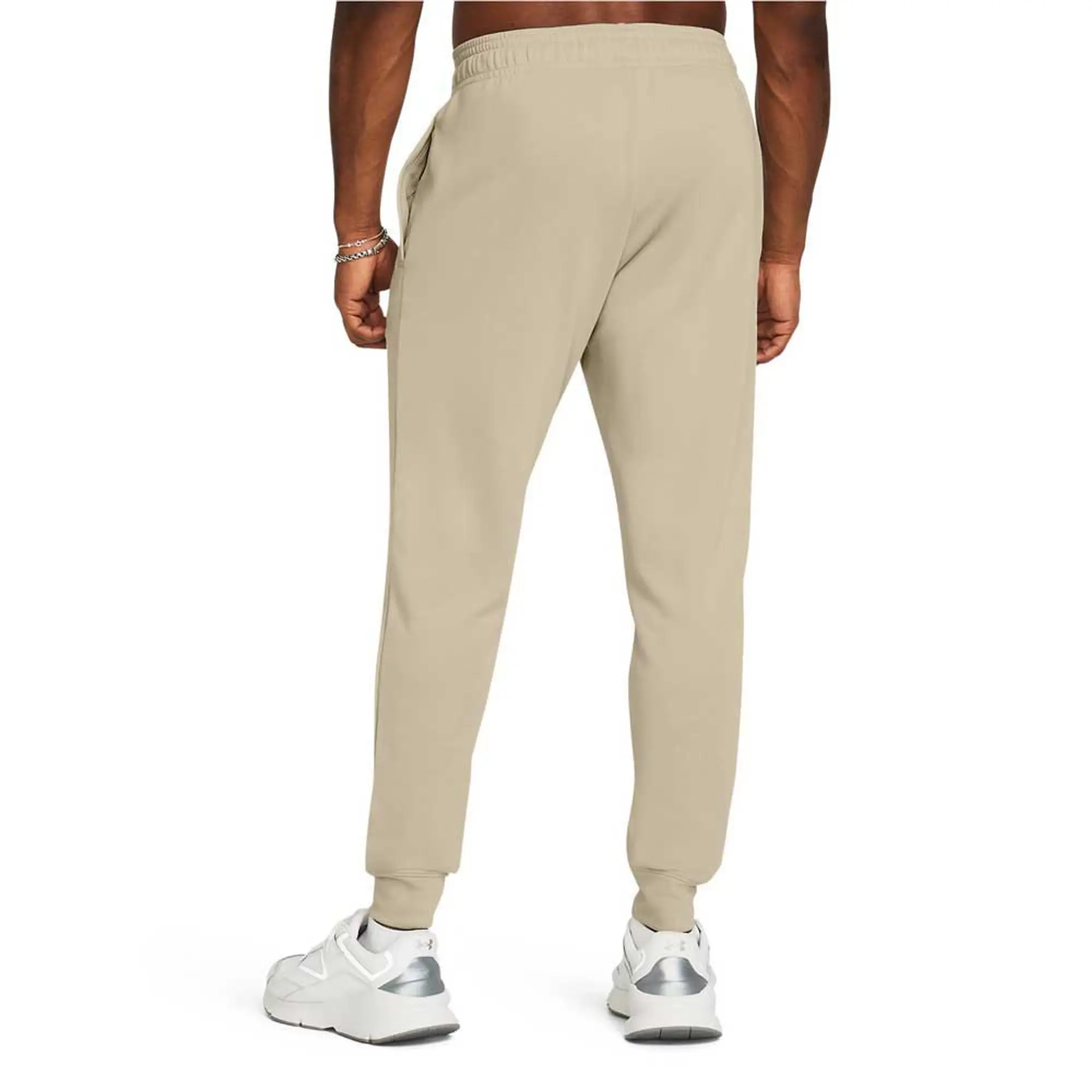 Men's  Under Armour  Rival Terry Joggers Khaki Base / Onyx White L