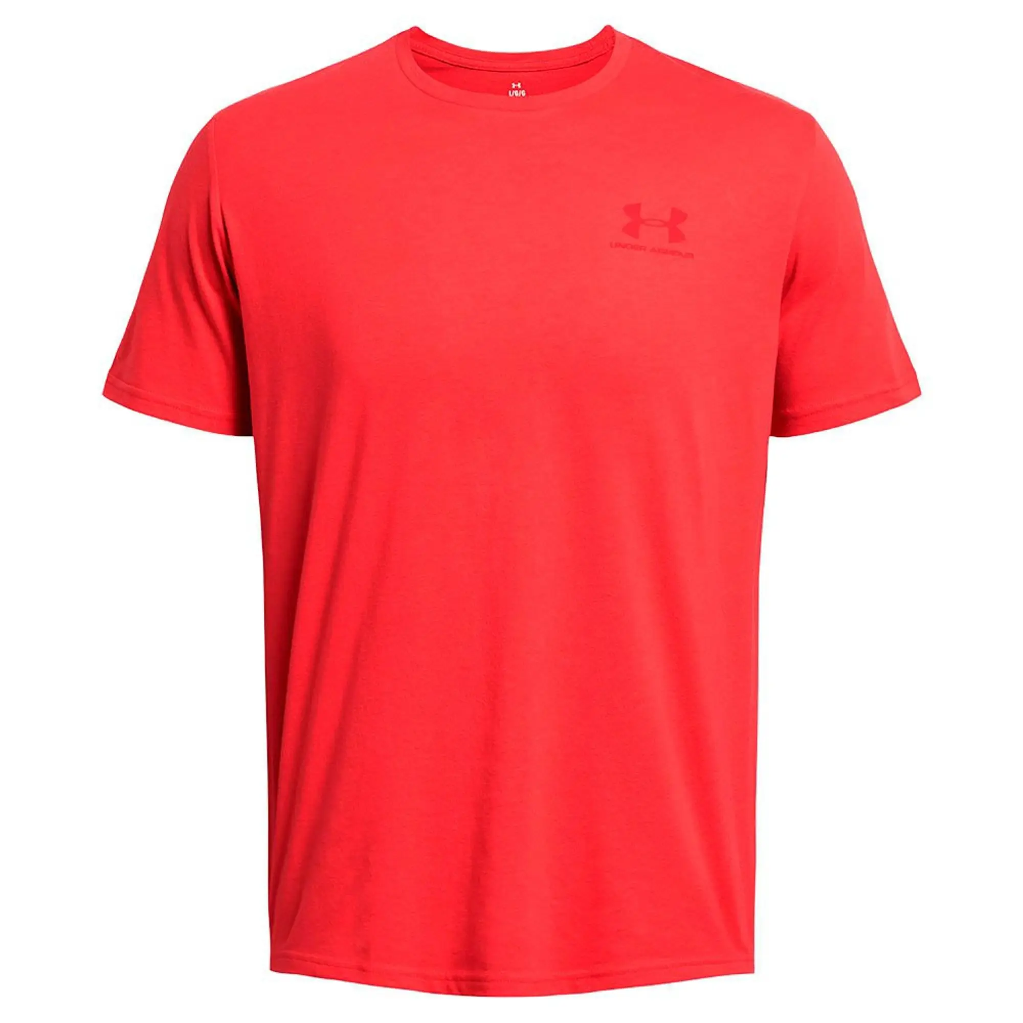 Under Armour Mens M Sportstyle Lc T-Shirt in Red material_cotton