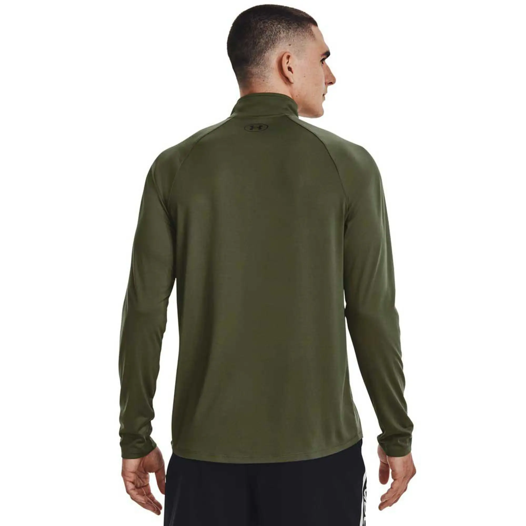 Under Armour Tech 1/4 Zip Top - Green - Mens