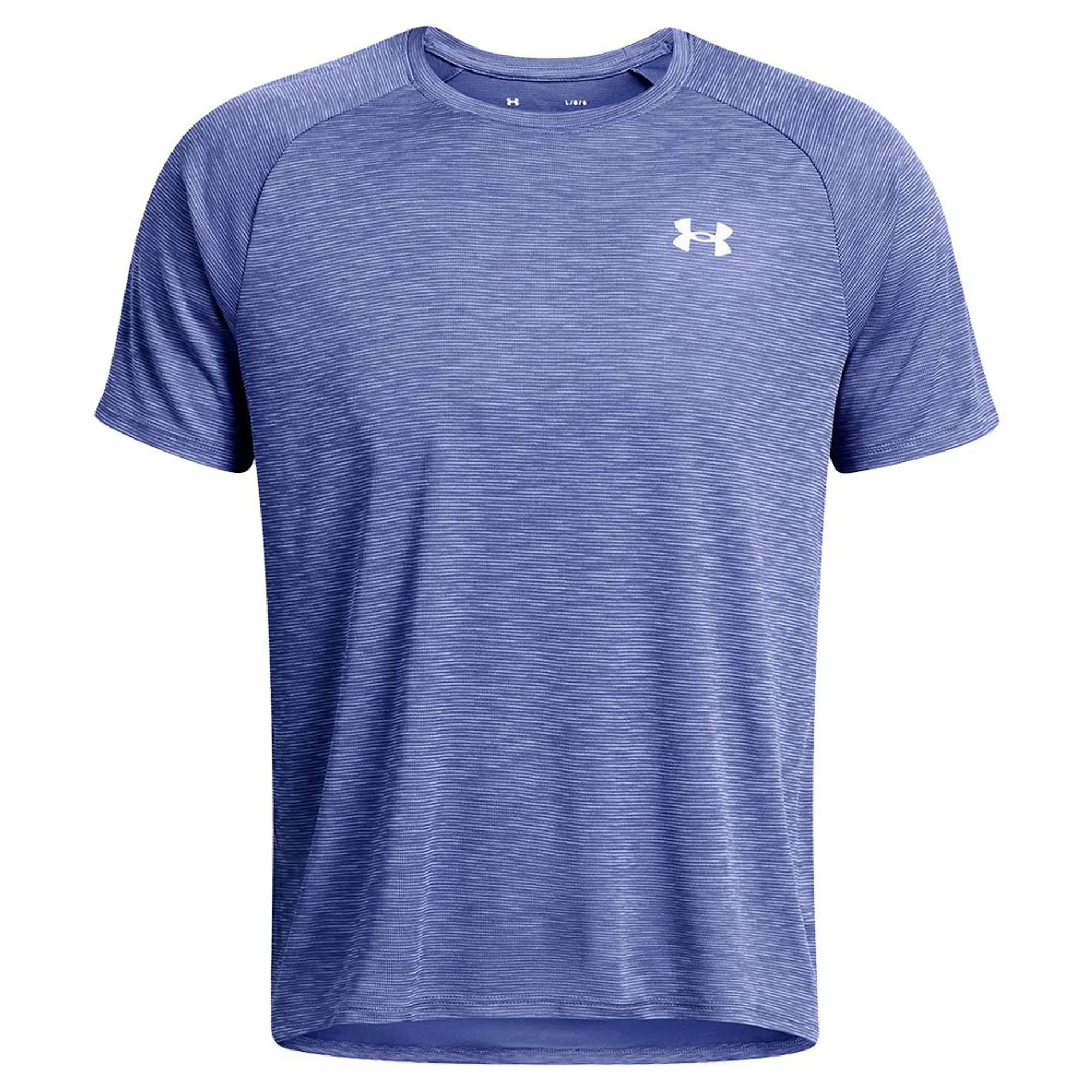 Under Armour UA Tech Textured Short Sleeved T-Shirt - Purple - Size 2XL - Purple