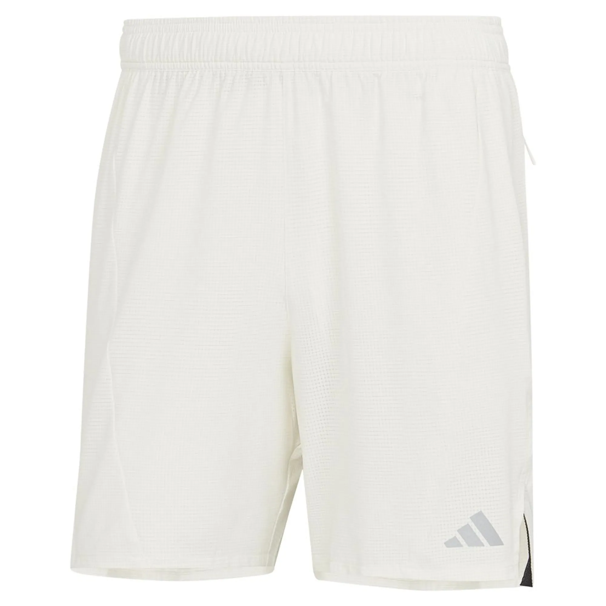 Adidas Designed For Training Heat Dry 7 Shorts - White | IS3733 | FOOTY.COM