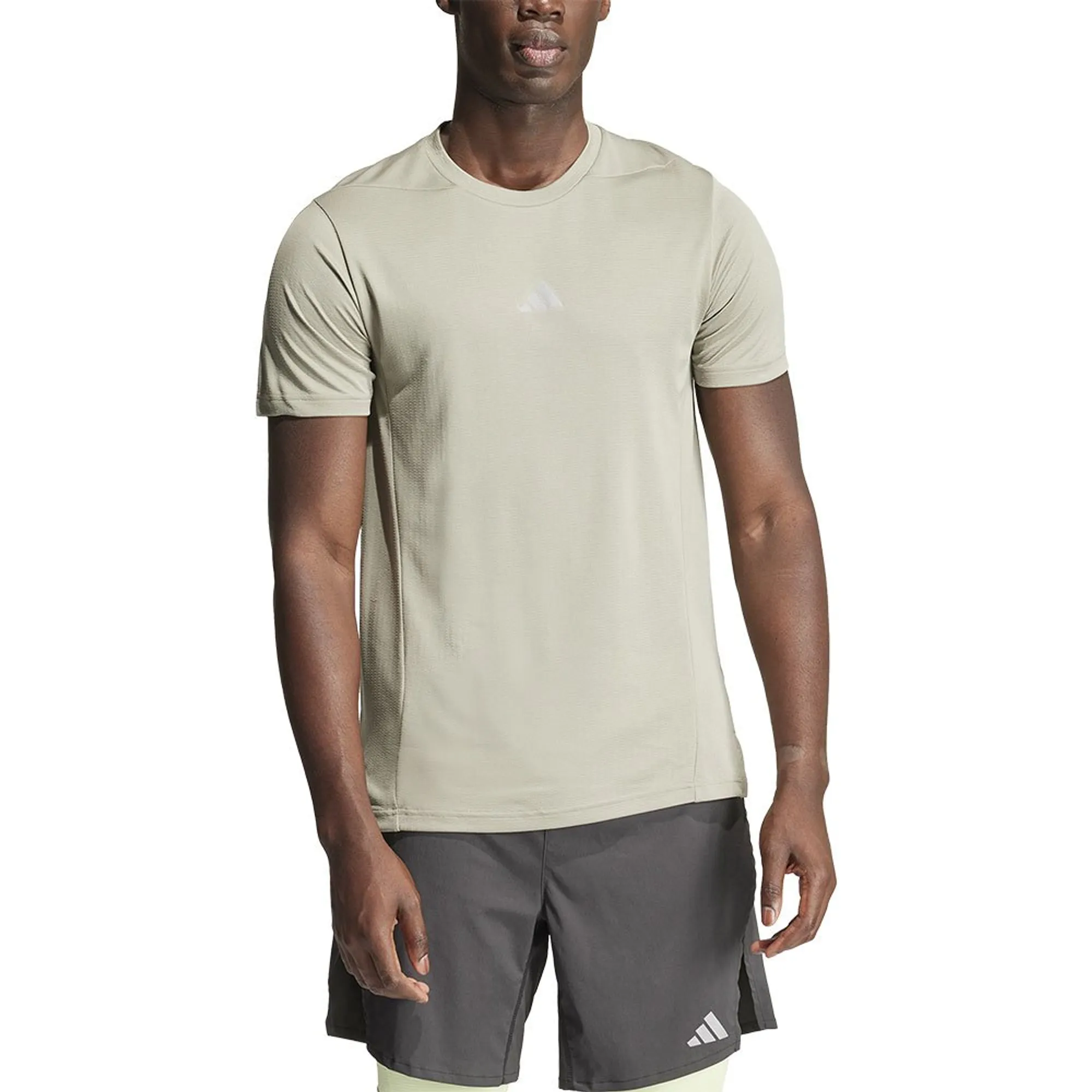Adidas Designed For Training Hr Short Sleeve T-shirt  - Grey