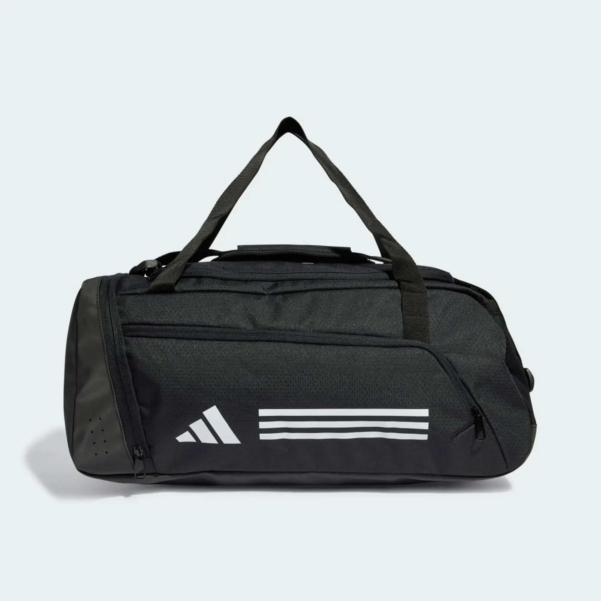 adidas Unisex Essentials 3 Stripes Duffel Bag Small