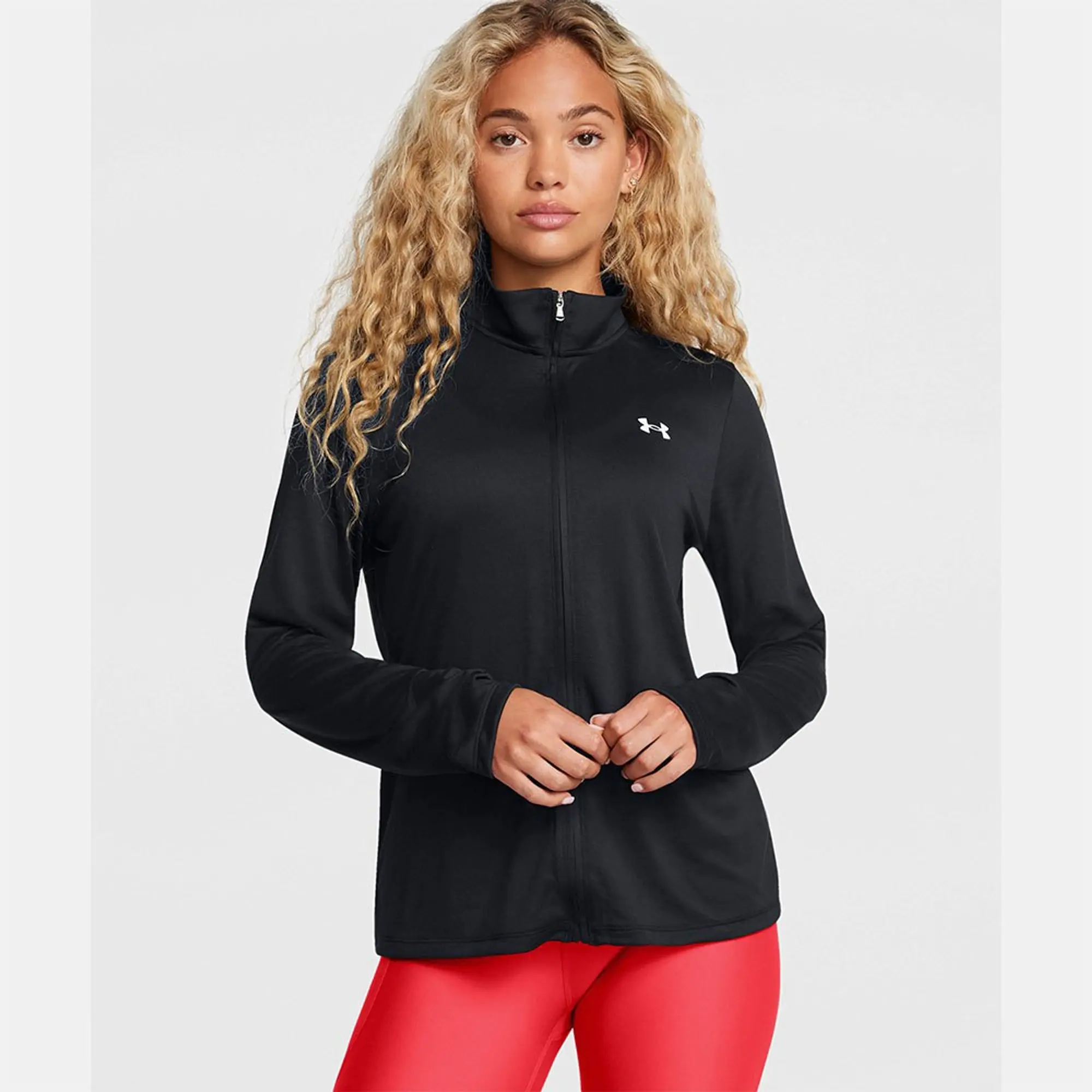 Women's  Under Armour  Tech™ Full Zip Black / White XXL