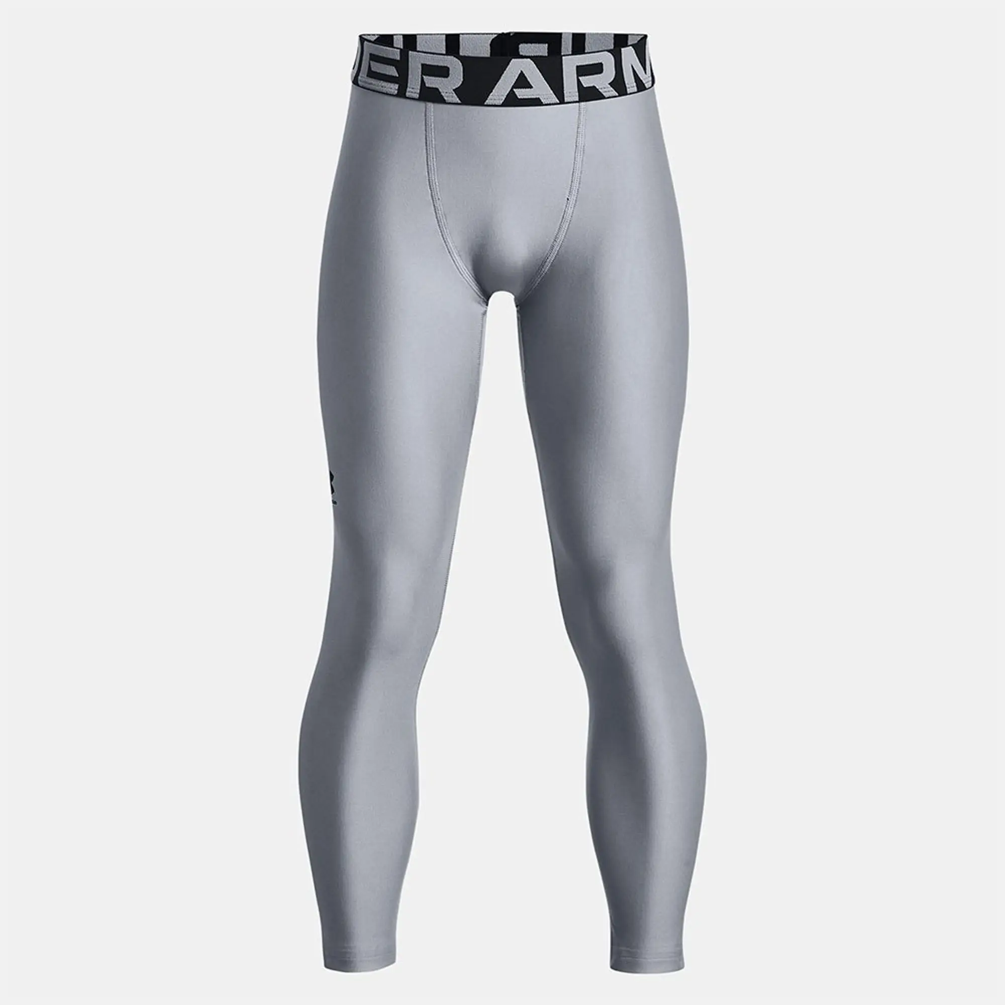 Under Armour Boys' HeatGear® Armour Leggings Steel / Black YXS (48 - 50 in)