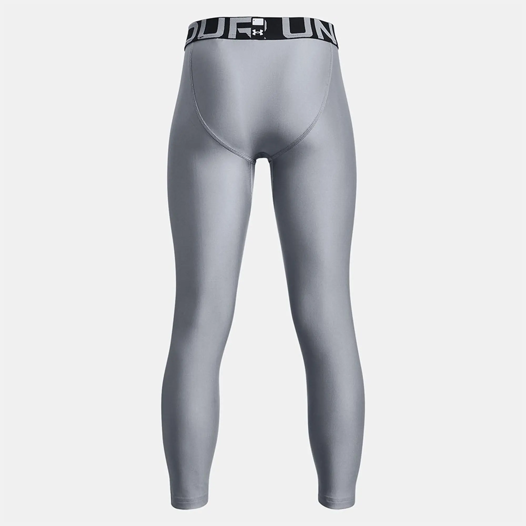 Under Armour Boys' HeatGear® Armour Leggings Steel / Black YXS (48 - 50 in)