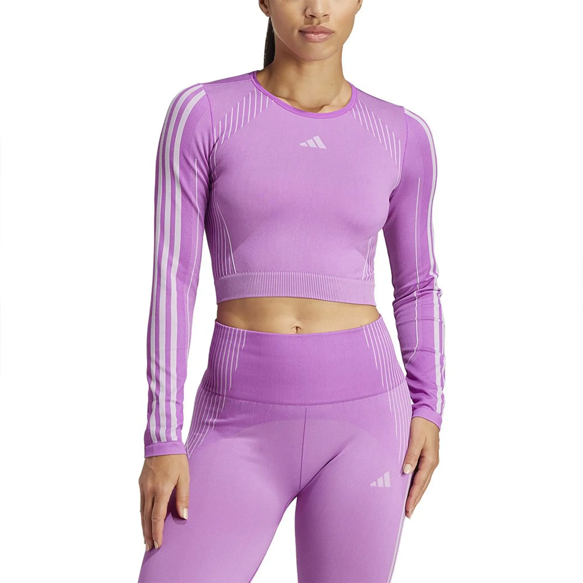 Adidas Knit Long Sleeve T-shirt  L Woman -