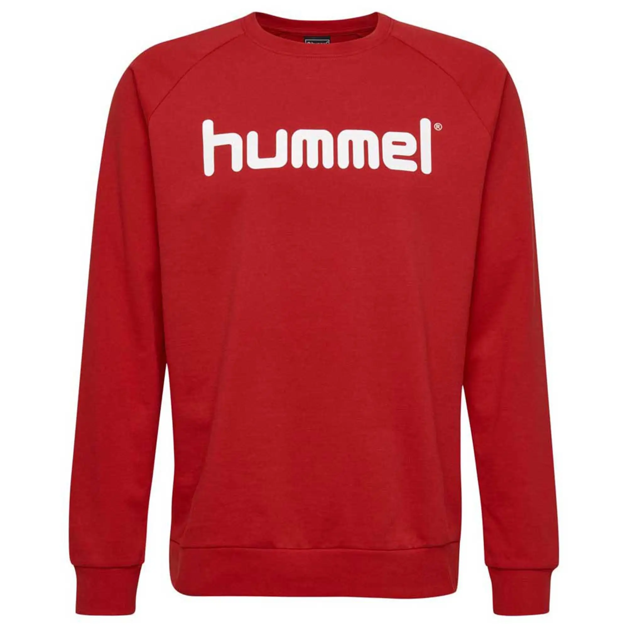 Hummel Go Cotton Logo Sweatshirt - ['Red']