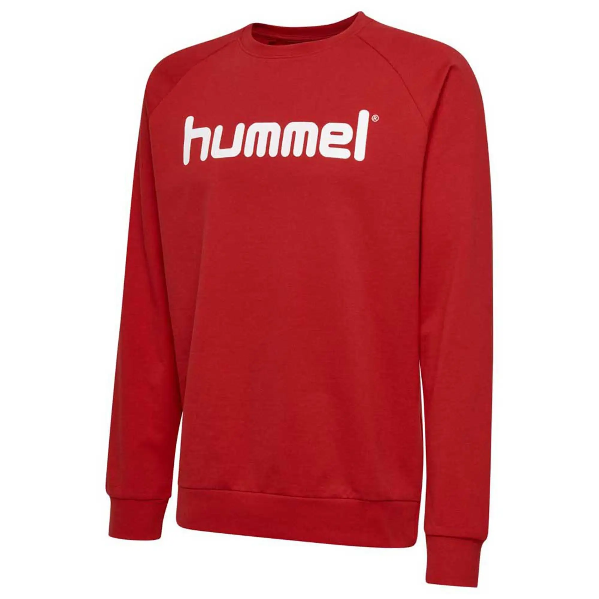 Hummel Go Cotton Logo Sweatshirt - ['Red']
