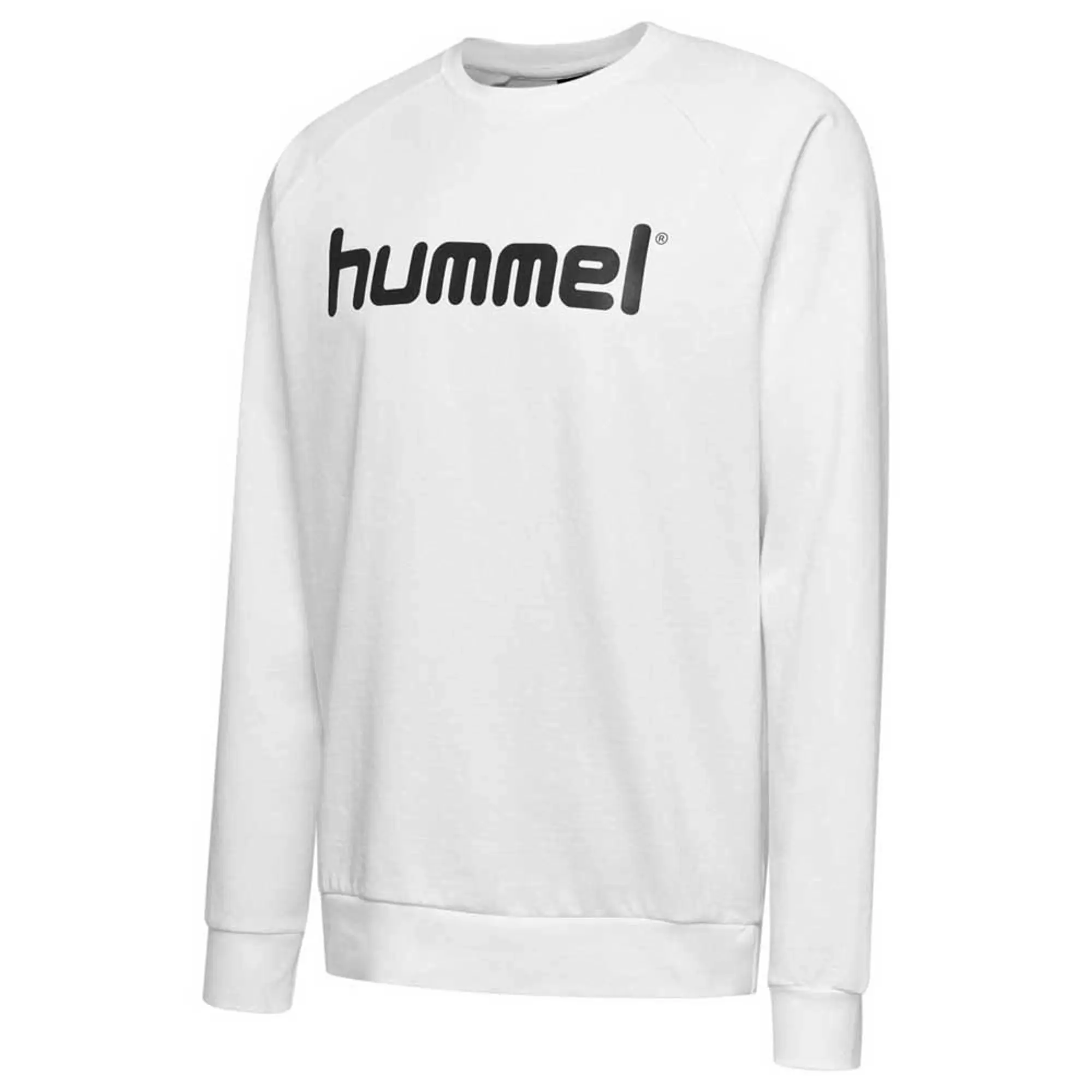 Hummel Go Cotton Logo Sweatshirt  - White