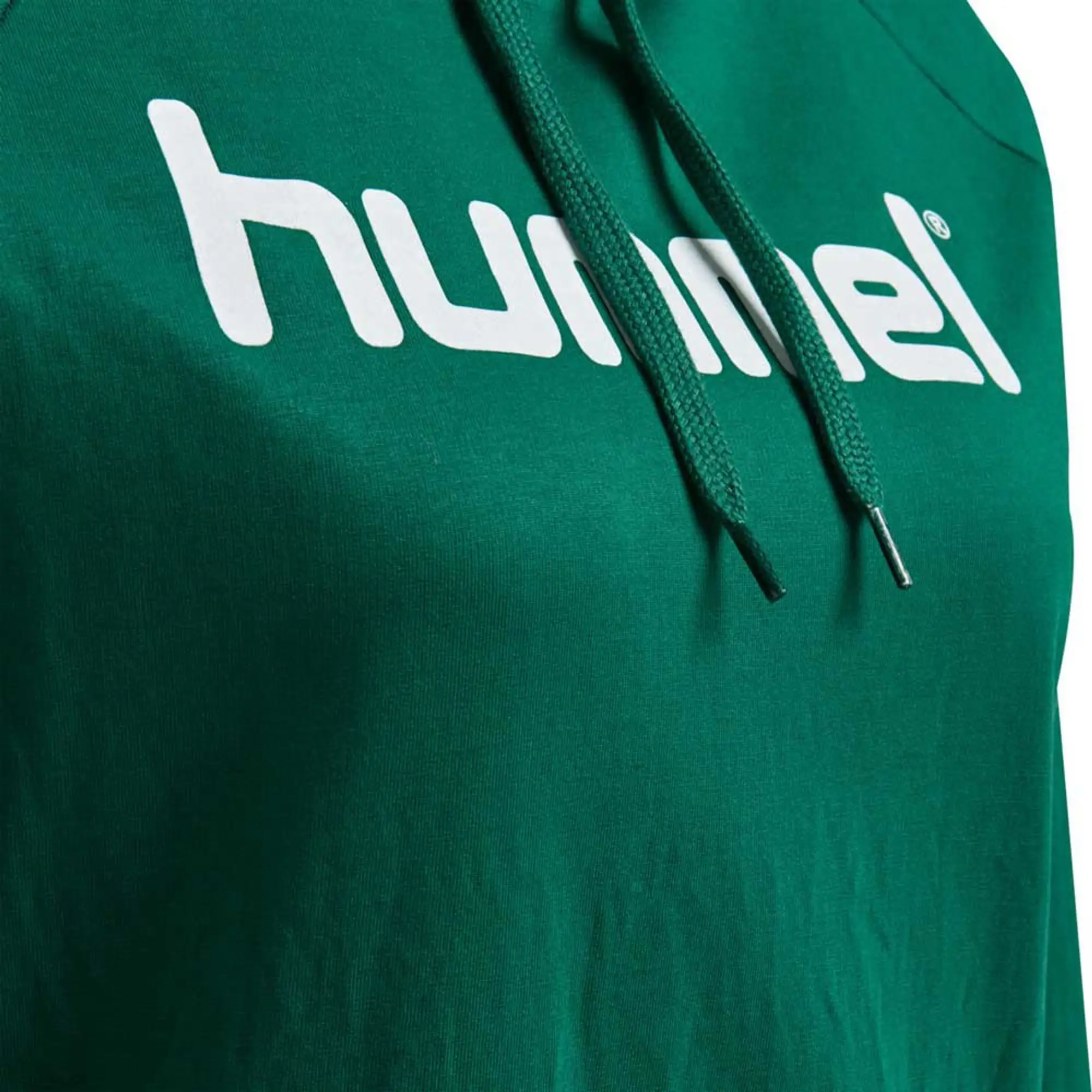 Hummel Go Logo Hoodie  - Green