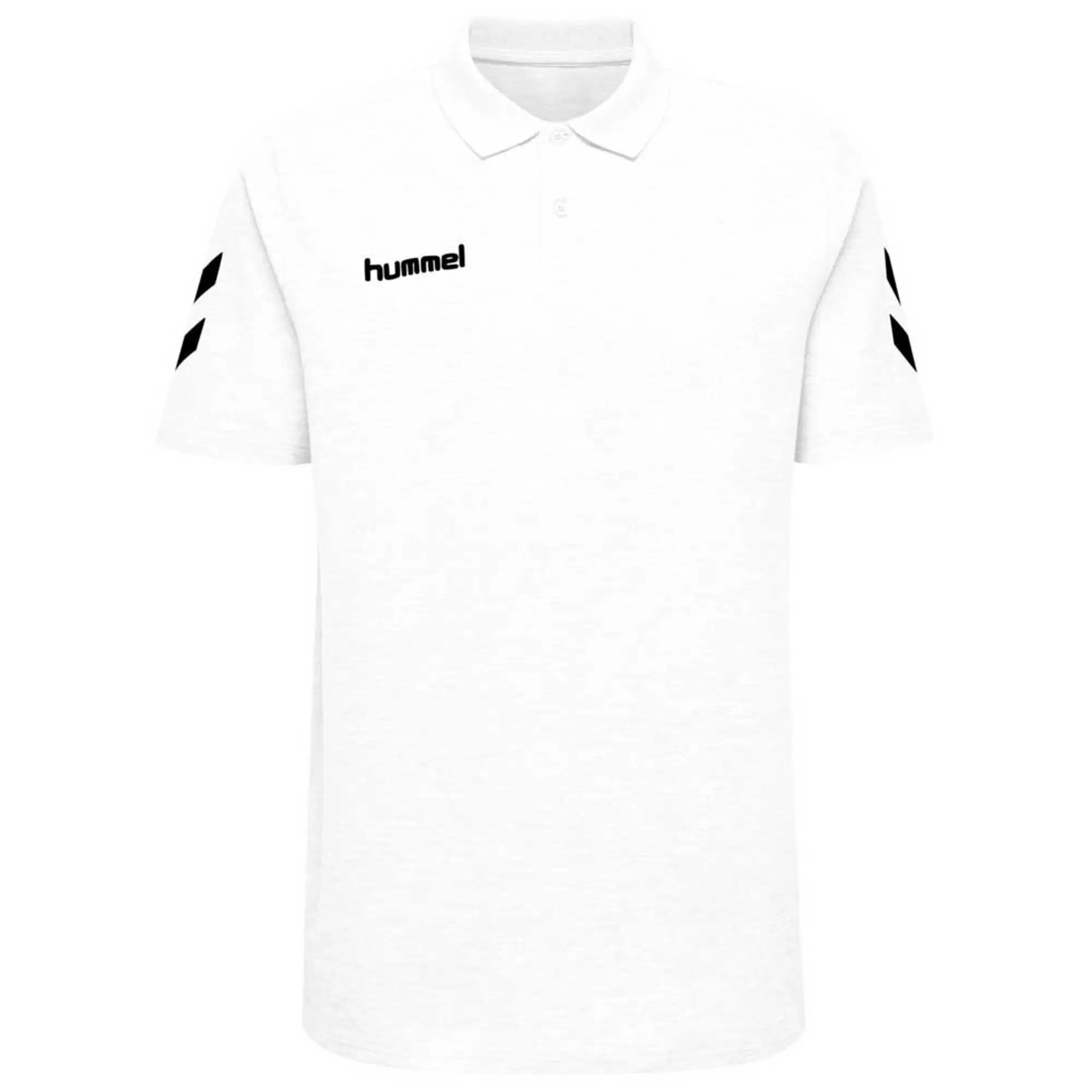 Hummel Go Cotton Short Sleeve Polo  - White