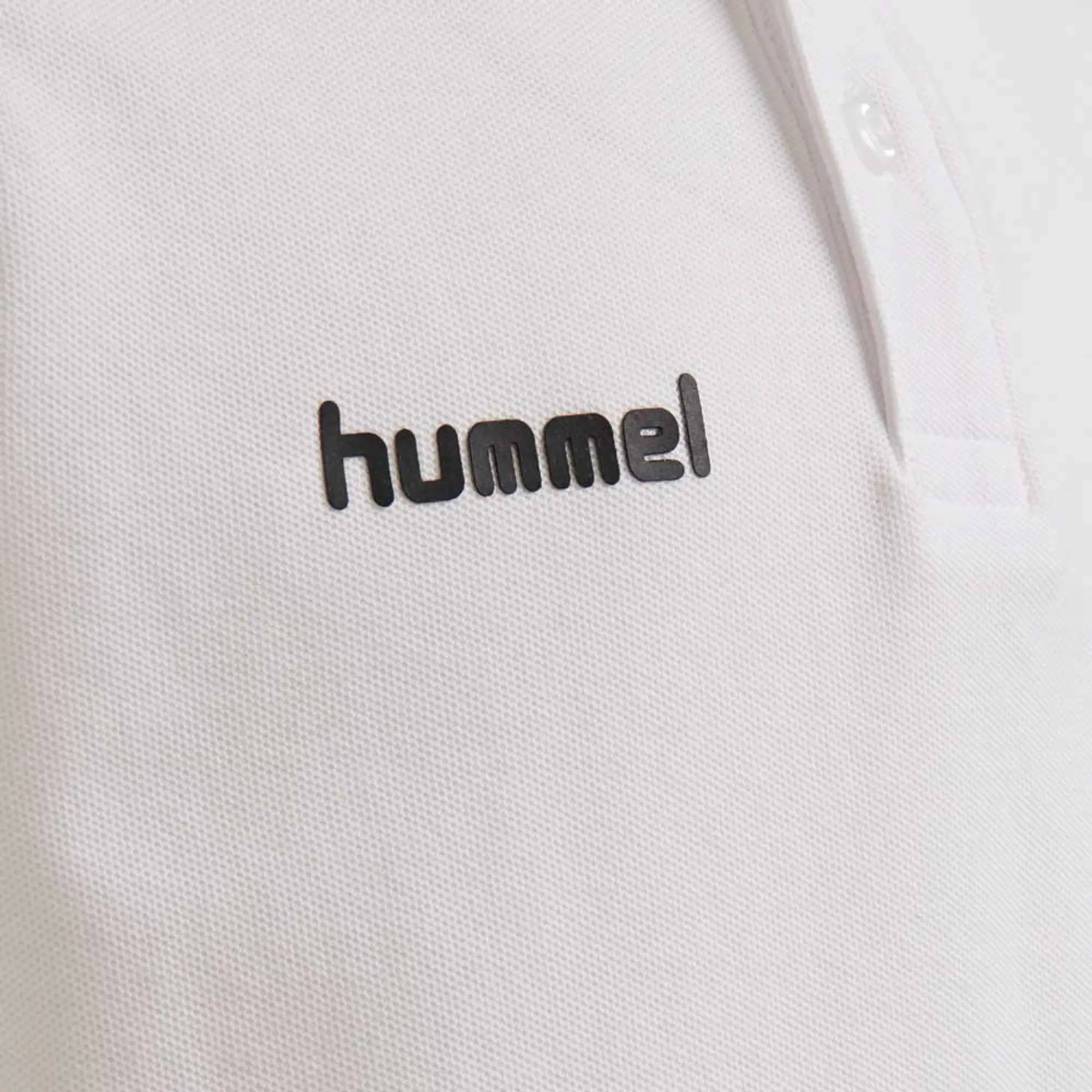 Hummel Go Cotton Short Sleeve Polo  - White