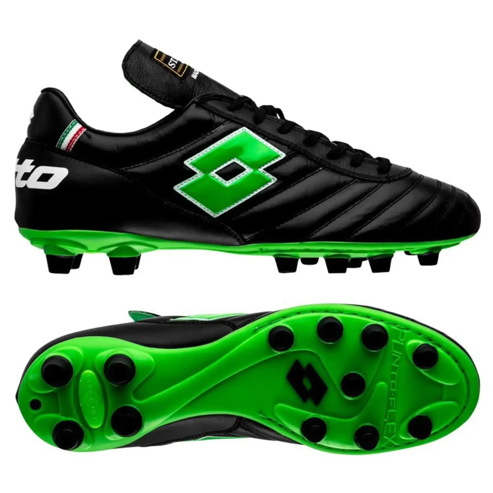 Lotto Stadio Og Fg - Black/Spring Green - ['Black']