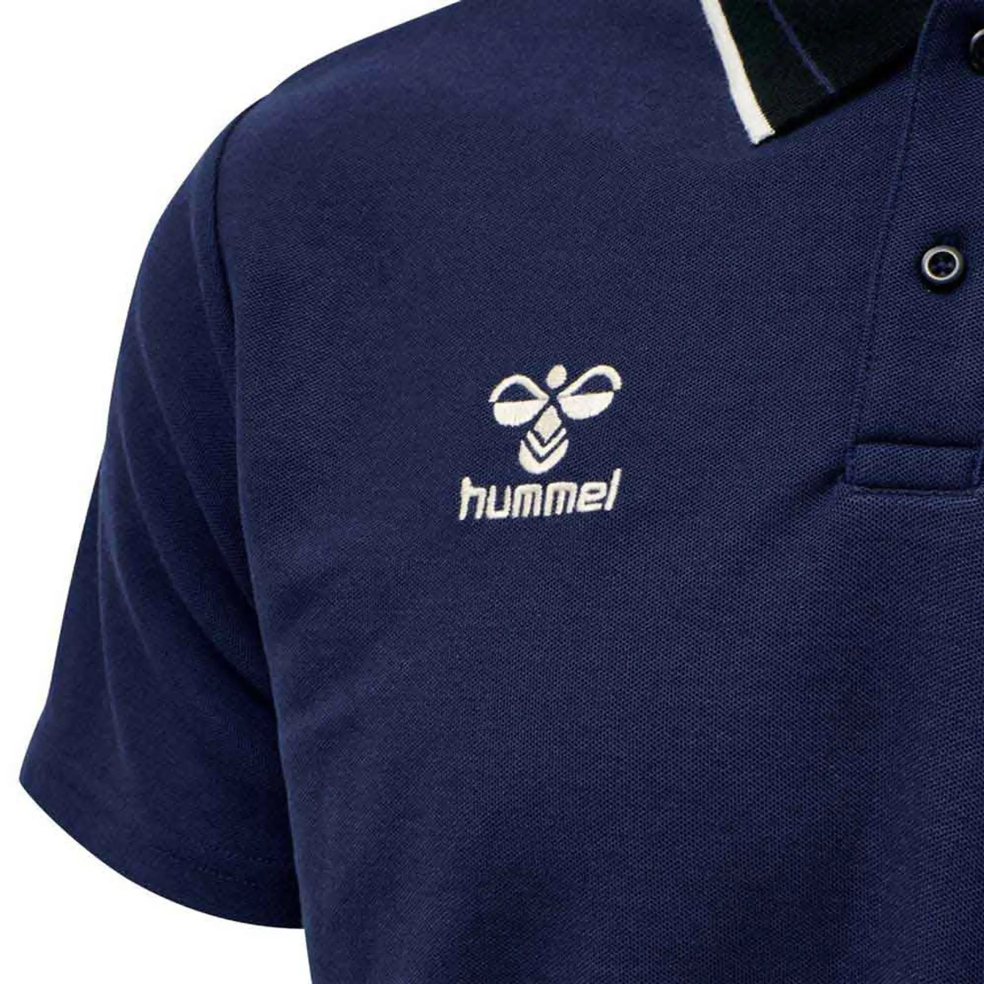 Hummel Move Short Sleeve Polo  - Blue