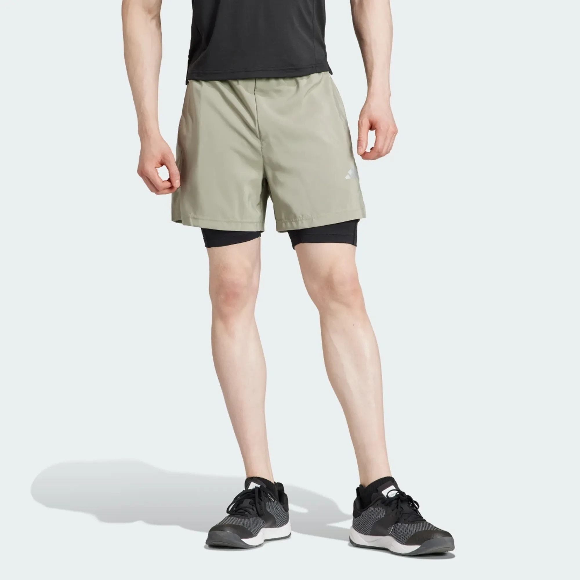 adidas Men Gym+ Training 2 in 1 Shorts