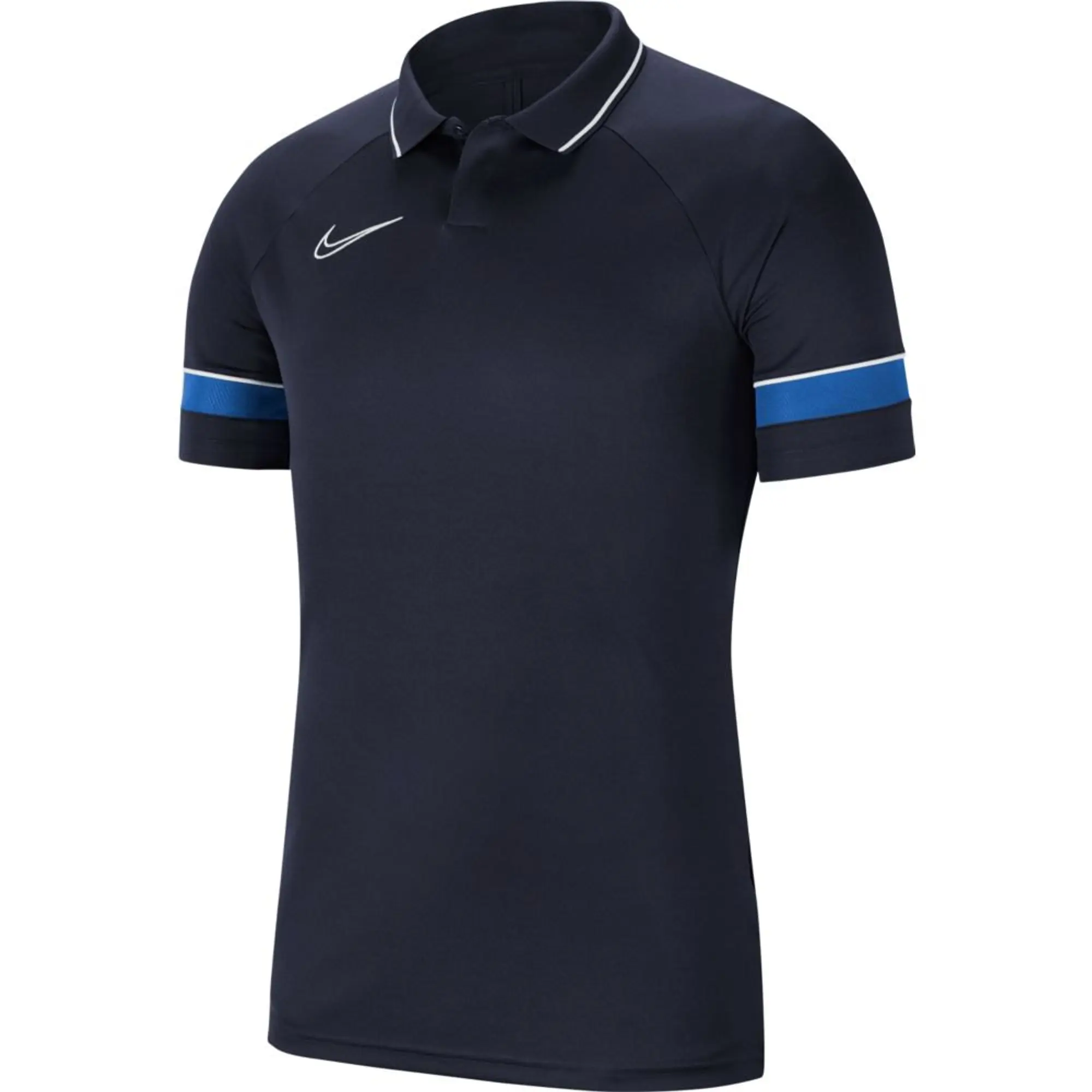 Nike Dri Fit Academy Short Sleeve Polo  - Blue