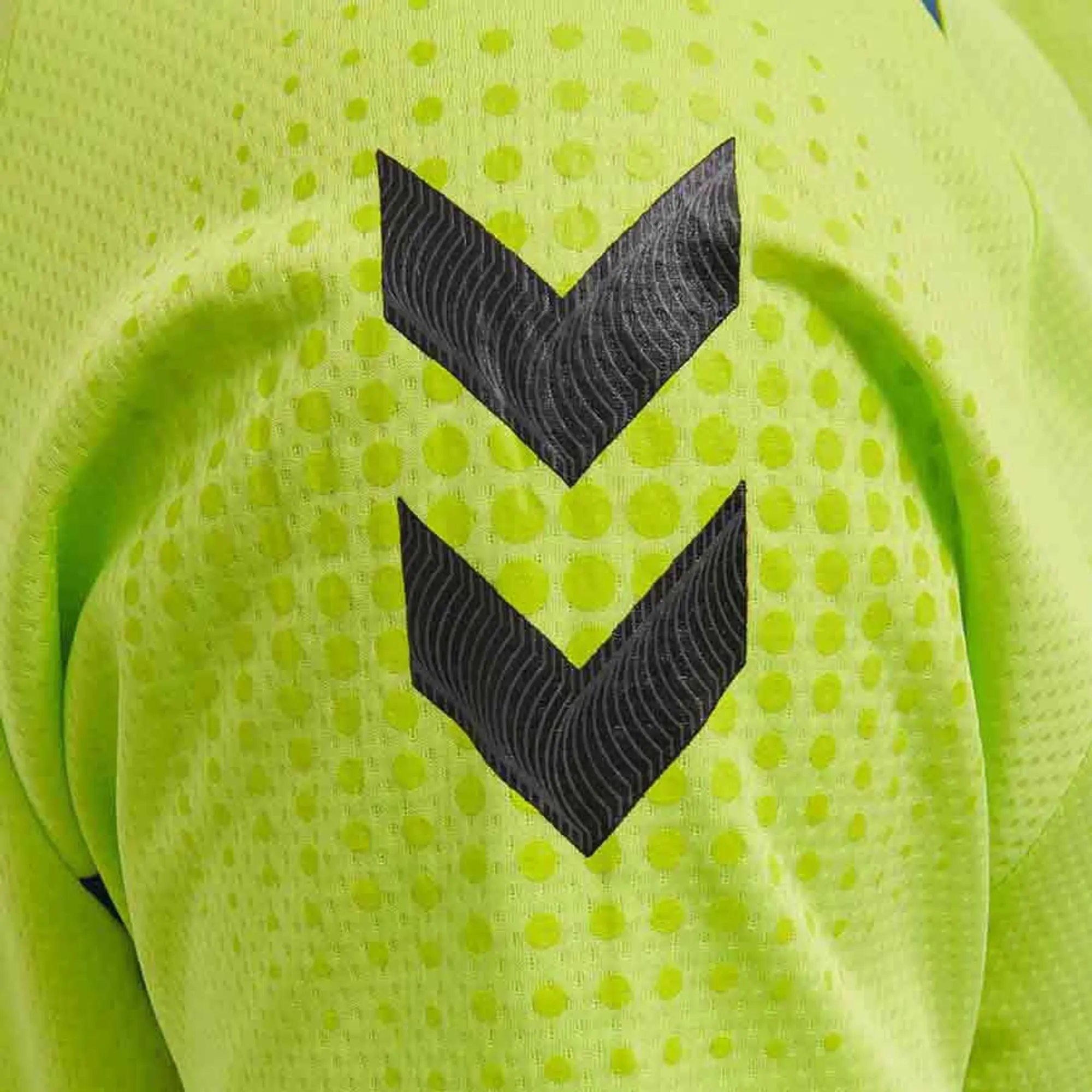 Hummel Lead Poly Short Sleeve T-shirt  - Green