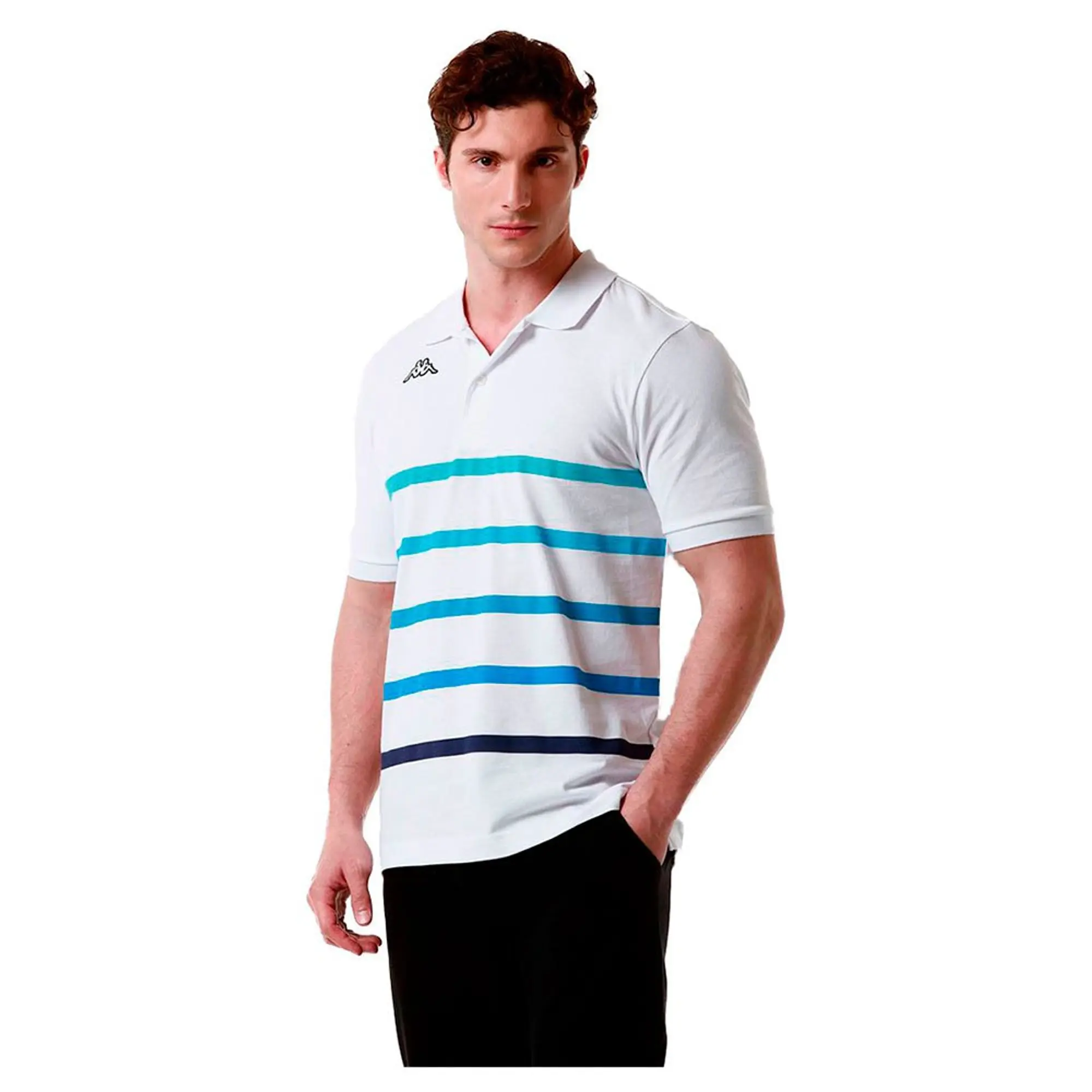 Kappa Feystripe Short Sleeve T-shirt  - White