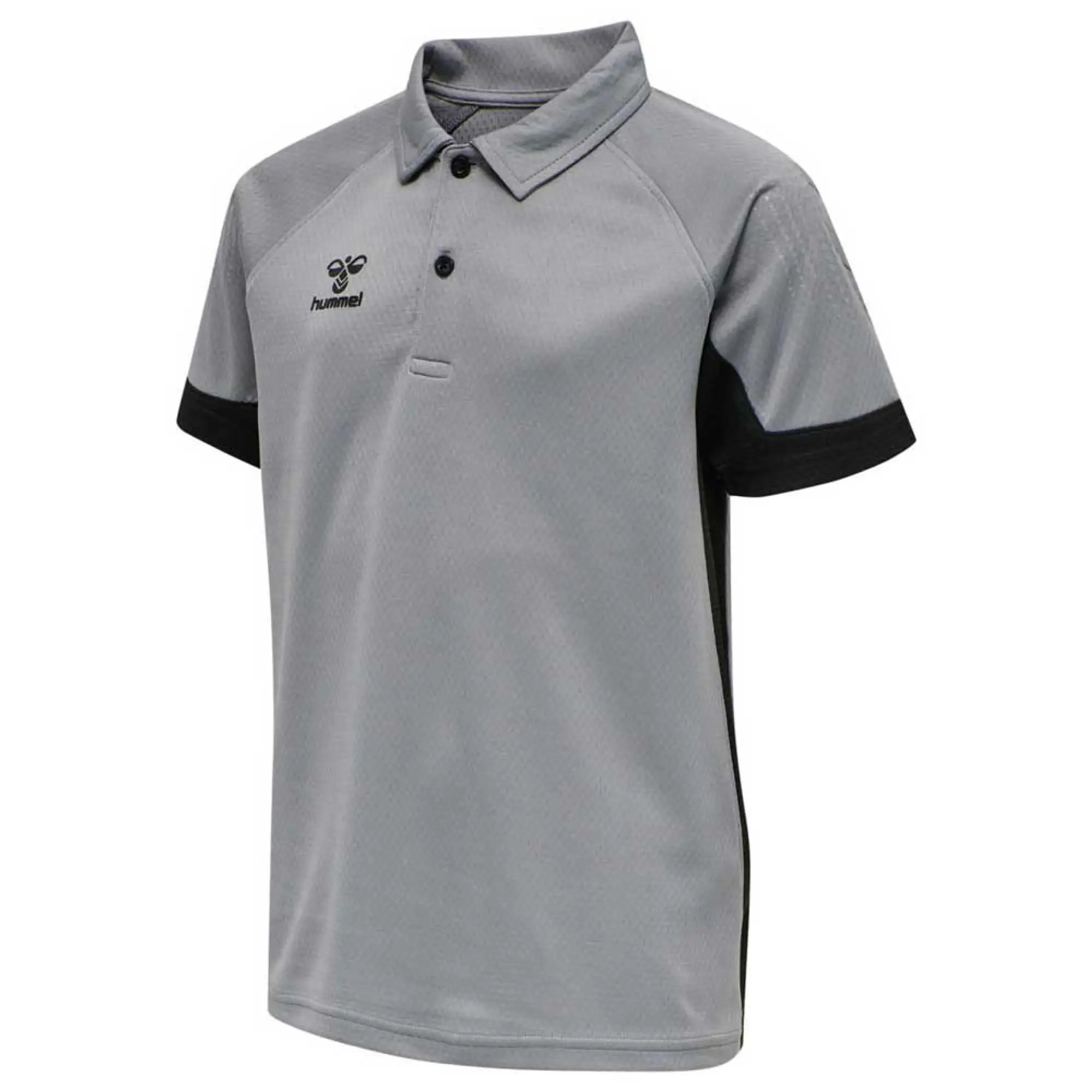 Hummel Lead Functional Short Sleeve Polo  - Grey