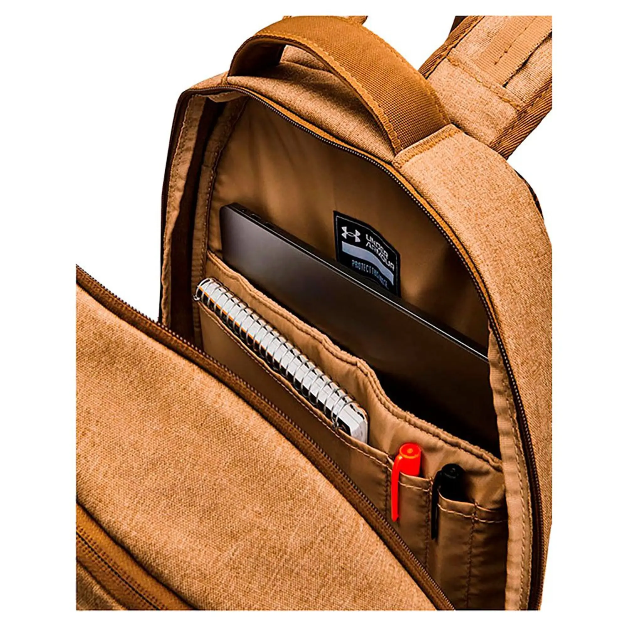 Under Armour  Hustle 6.0 Pro Backpack Coyote Brown Full Heather / Coyote / Coyote OSFM