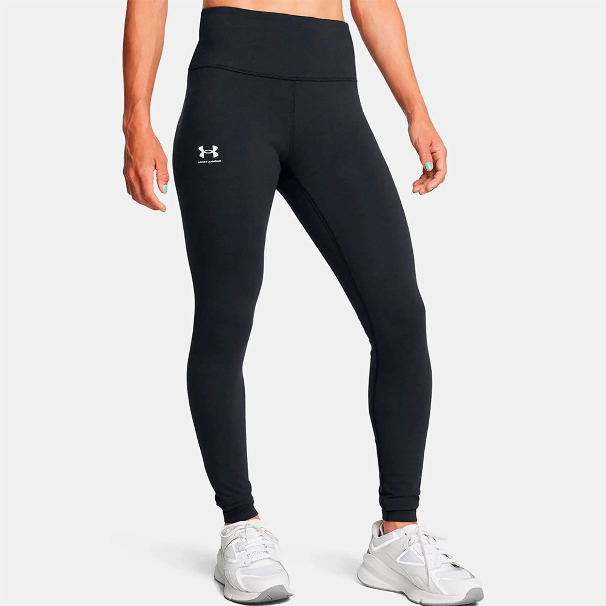Women's  Under Armour  Rival Leggings Black / White L