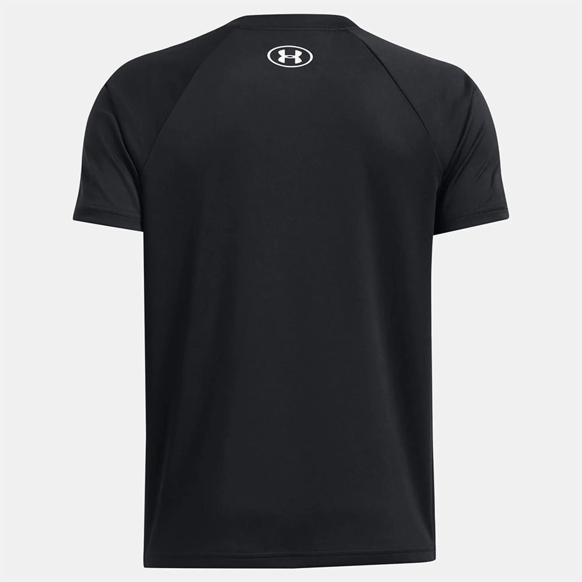Boys'  Under Armour  Tech™ Wordmark Logo Short Sleeve Black / Castlerock / White YXS (48 - 50 in)
