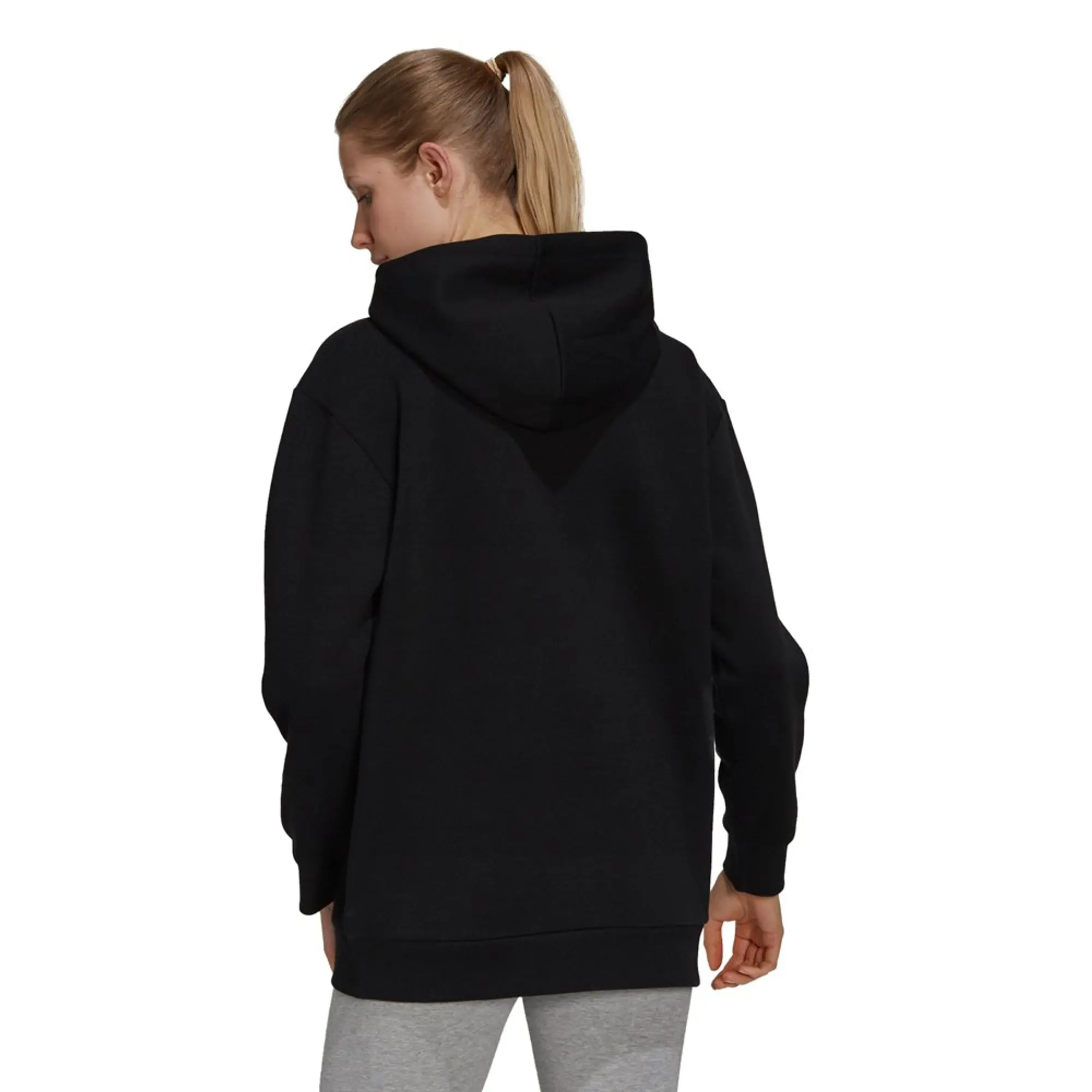 adidas  W LIN OV FL HD  women's Sweatshirt in Black