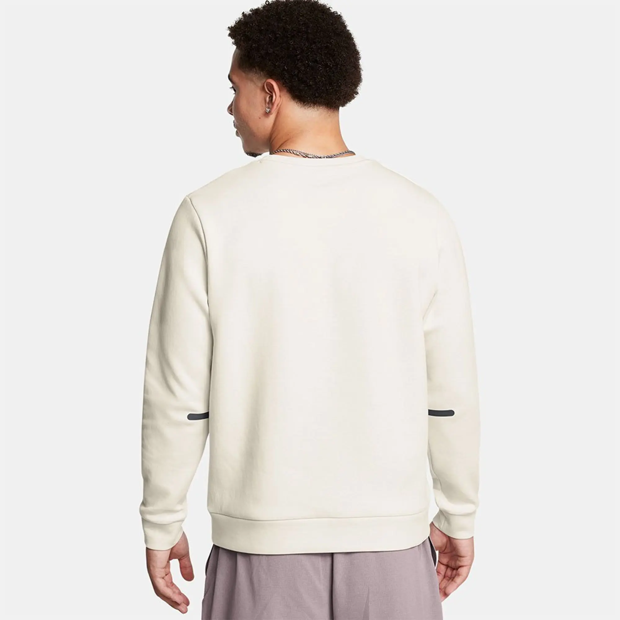 Men's  Under Armour  Unstoppable Fleece Crew Summit White / Black XXL