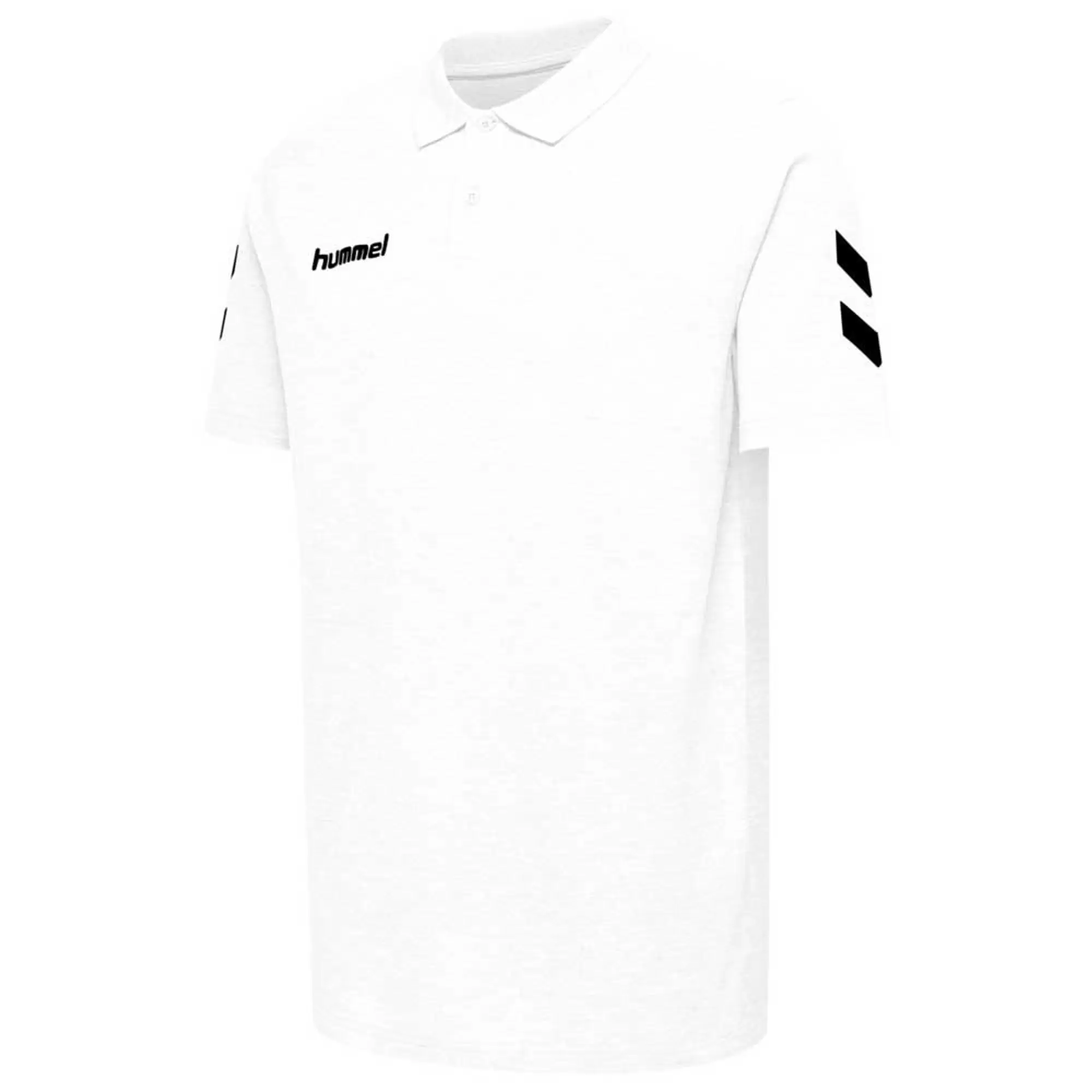 Hummel Go Cotton Short Sleeve Polo  - White