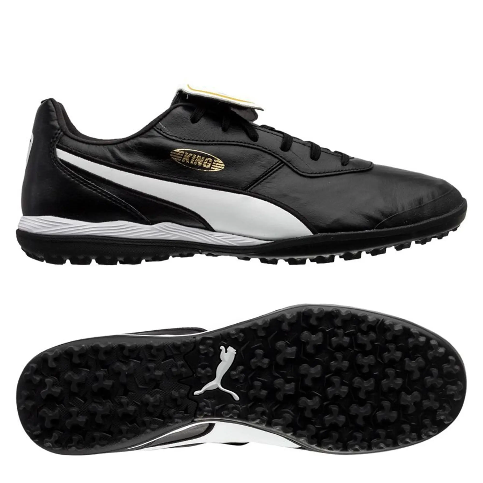 Puma King Top Astro Turf Football Trainers - Black