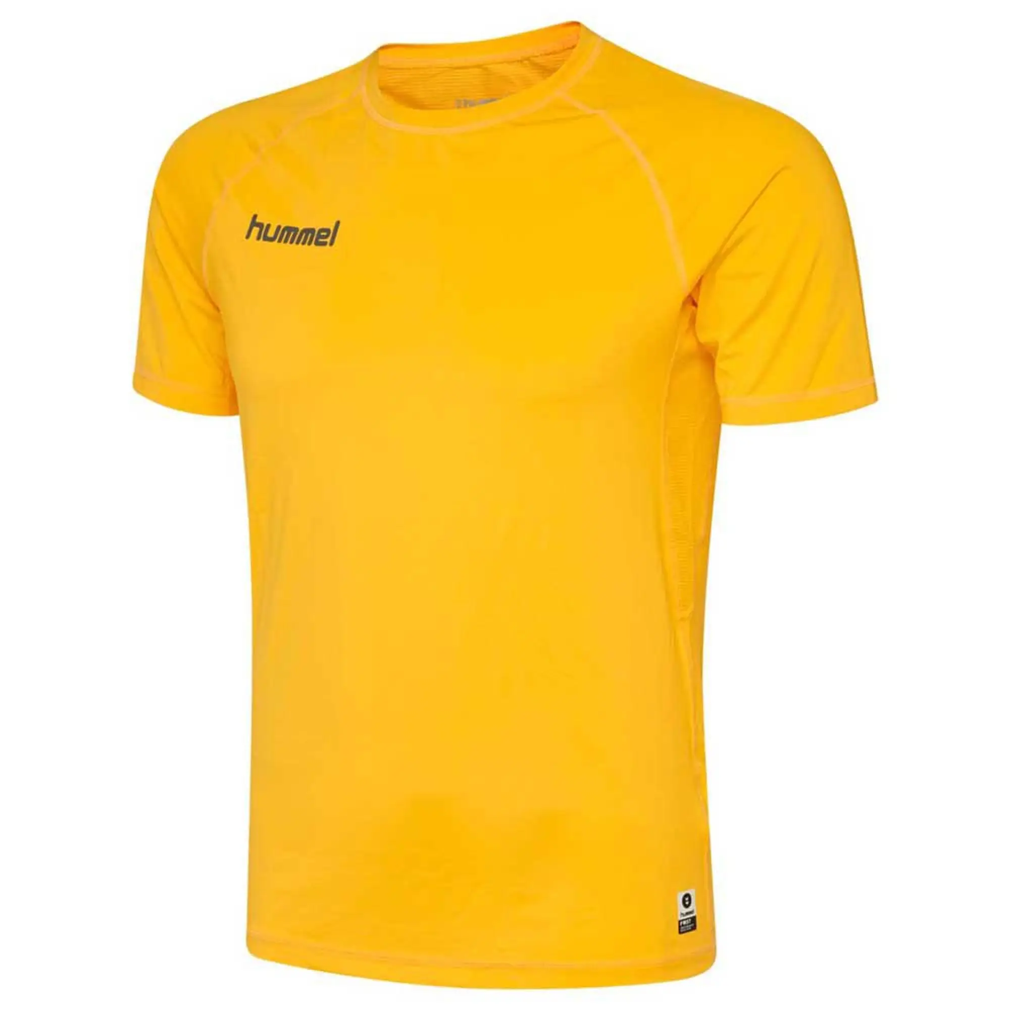 Hummel First Performance Short Sleeve T-shirt  - Yellow