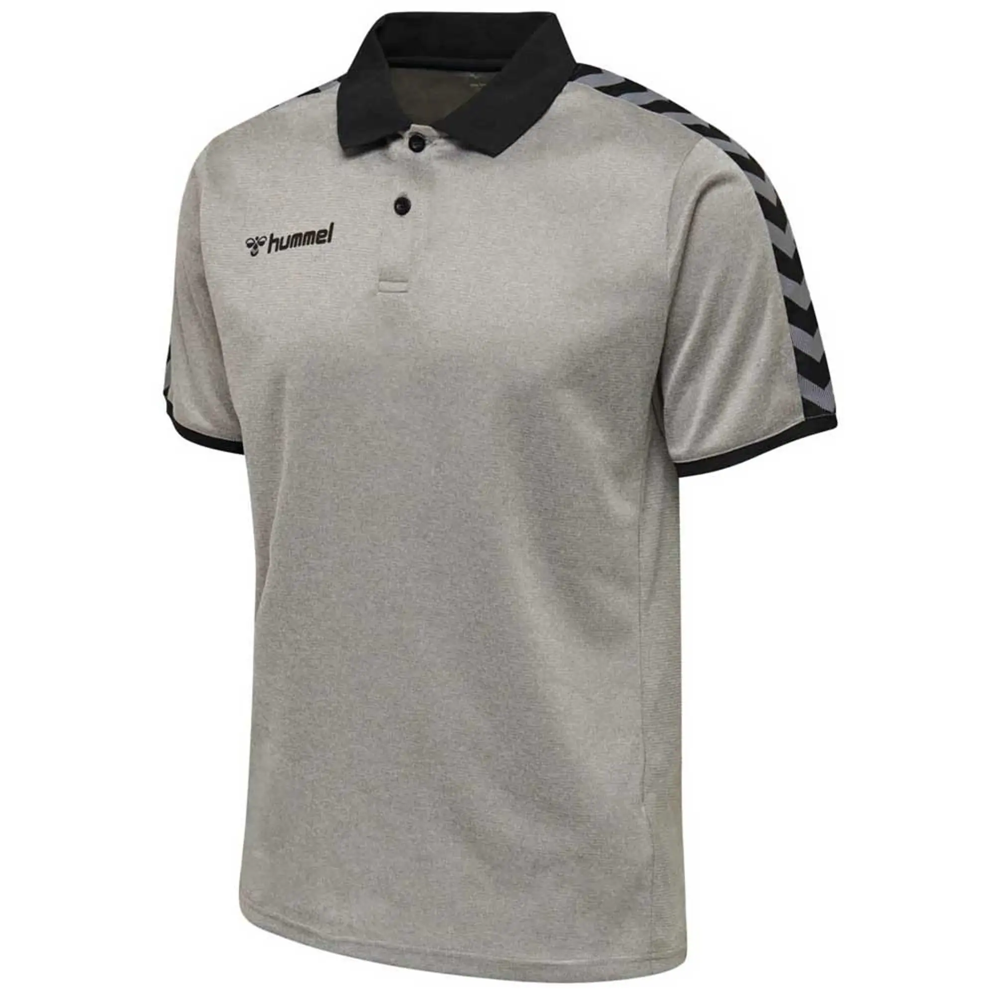 Hummel Authentic Functional Short Sleeve Polo  - Grey