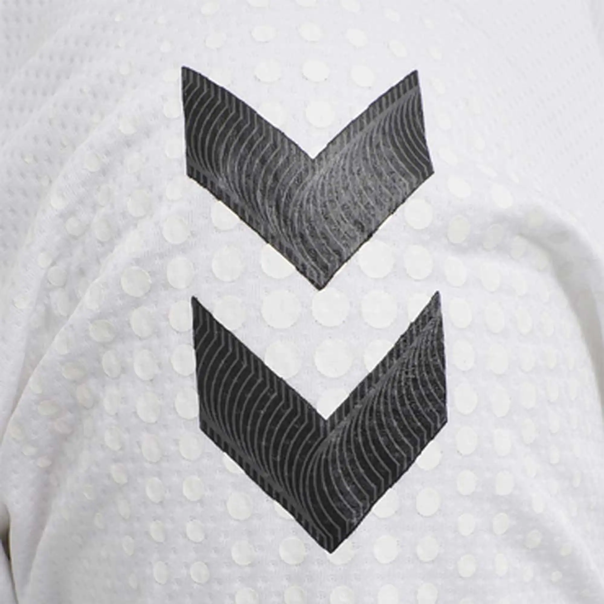 Hummel Lead Poly Short Sleeve T-shirt  - White
