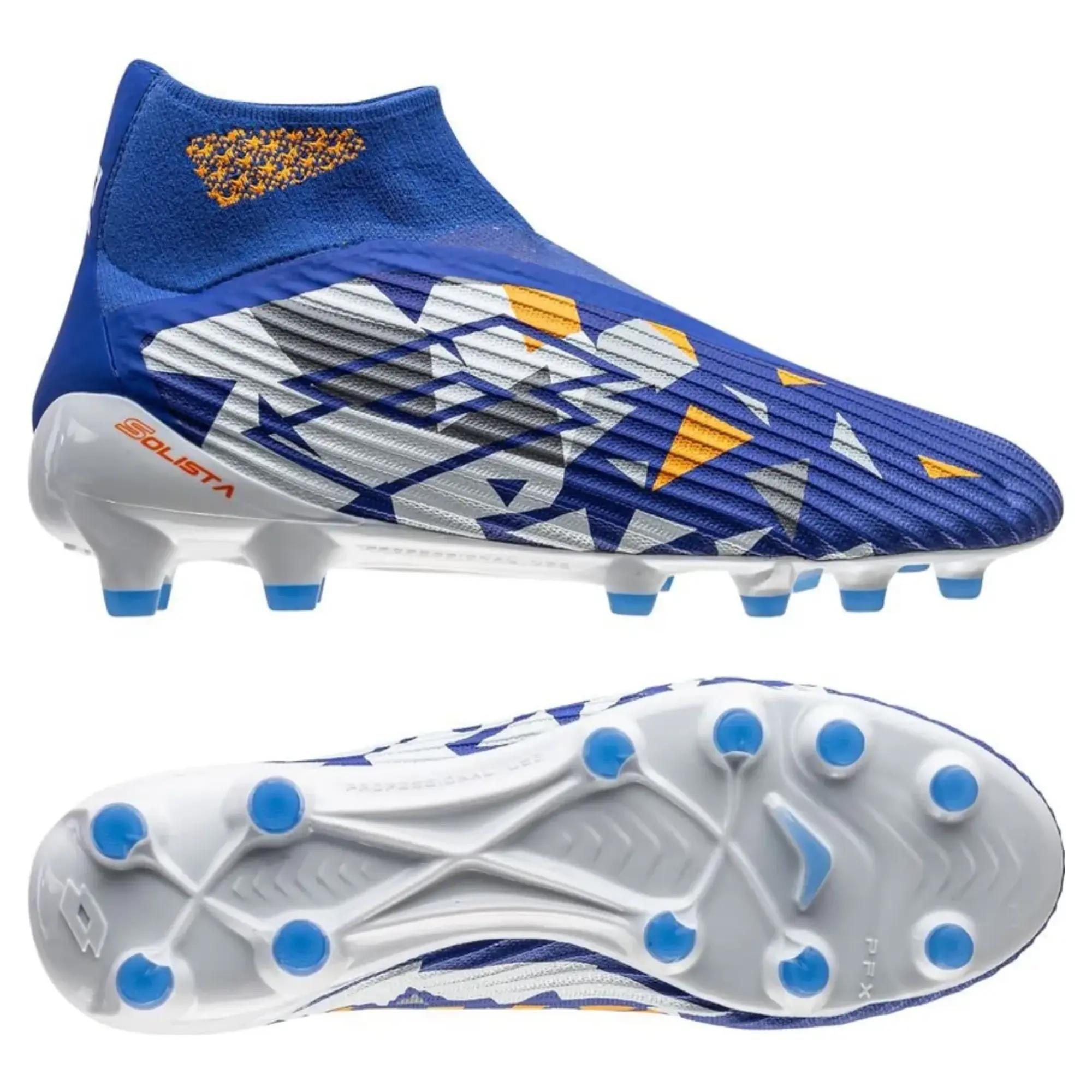 Lotto Solista 100 Iv Fg - Blue/White/Orange - ['Blue']