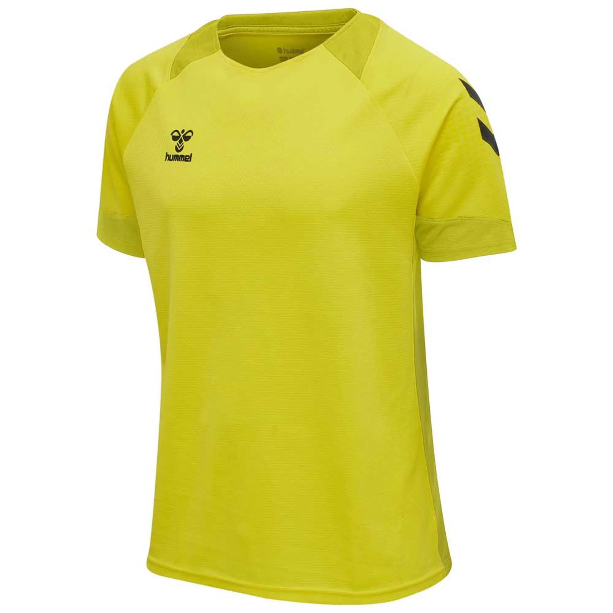 Hummel Lead Poly Short Sleeve T-shirt  - Yellow