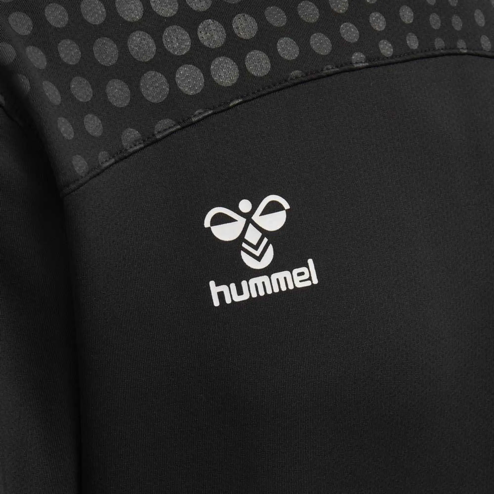 Hummel Lead Poly Hoodie  - Black