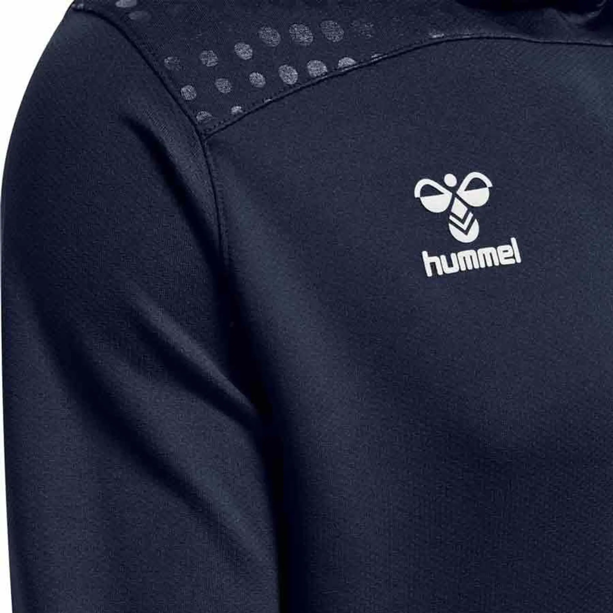 Hummel Lead Poly Hoodie  - Blue